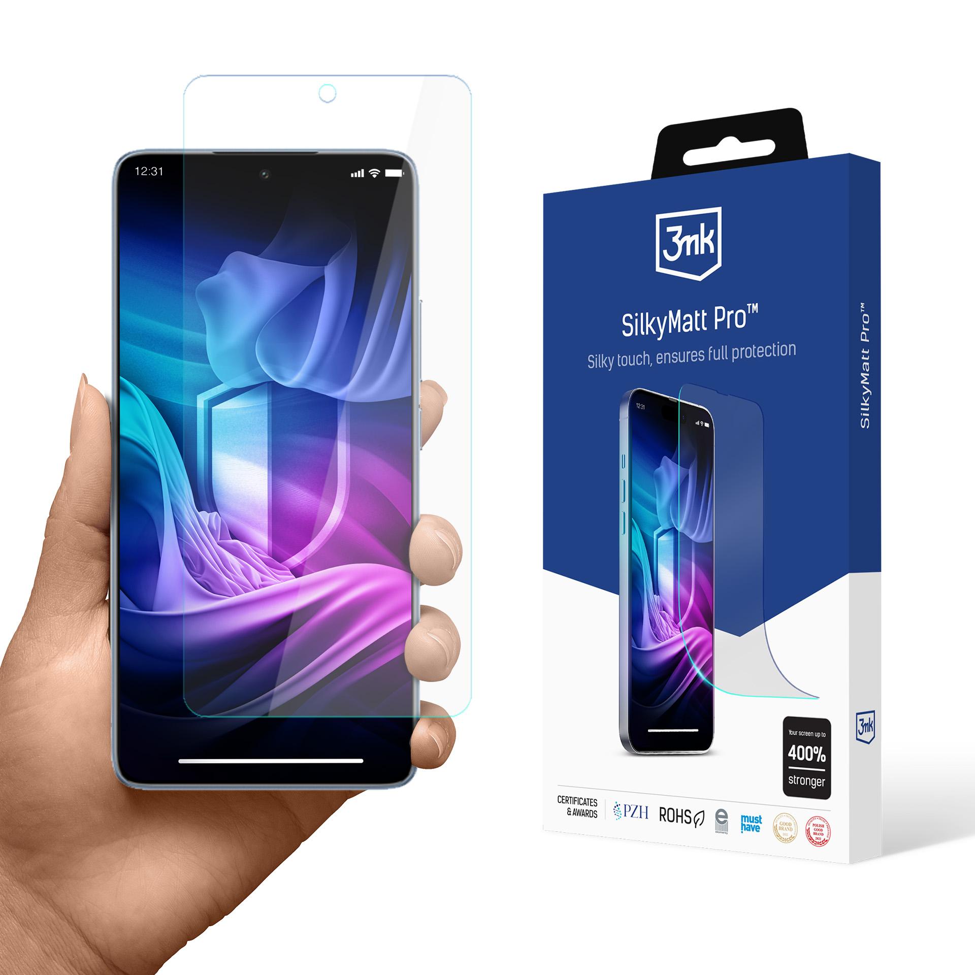 Suojakalvo, mattapintainen 3mk Silky Matt Pro, Xiaomi 14T / 14T Pro