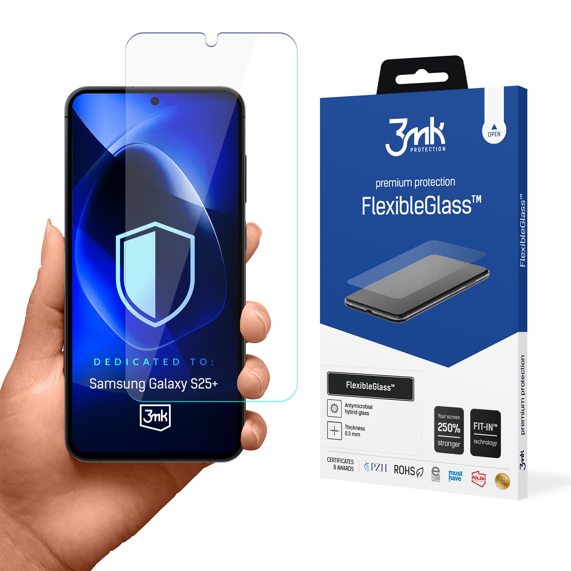 Hybridilasi 3mk FlexibleGlass Samsung Galaxy S25+:lle