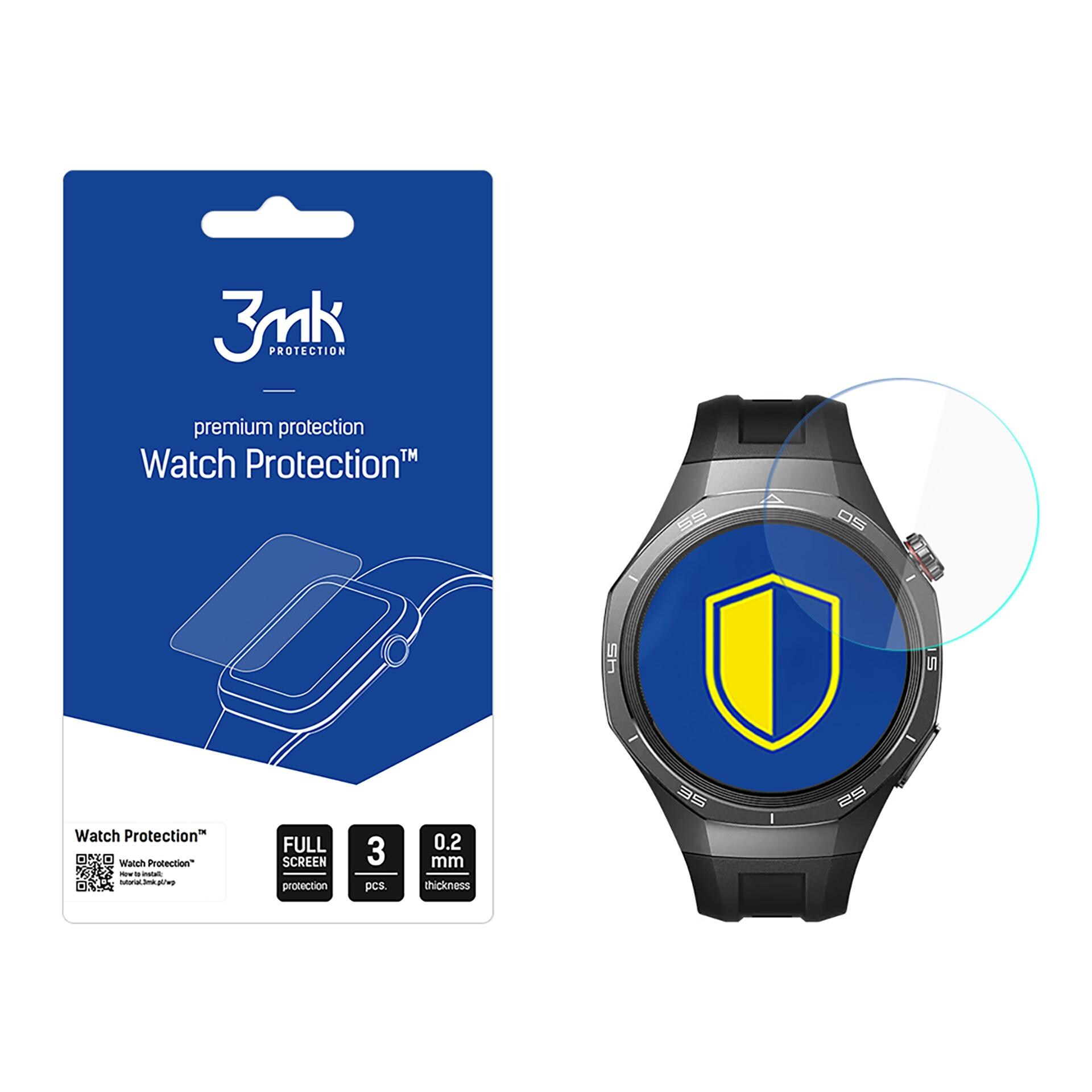 Hybrid Glass 3mk -kellonsuojus FlexibleGlass Huawei Watch GT5 Pro 46 mm:lle