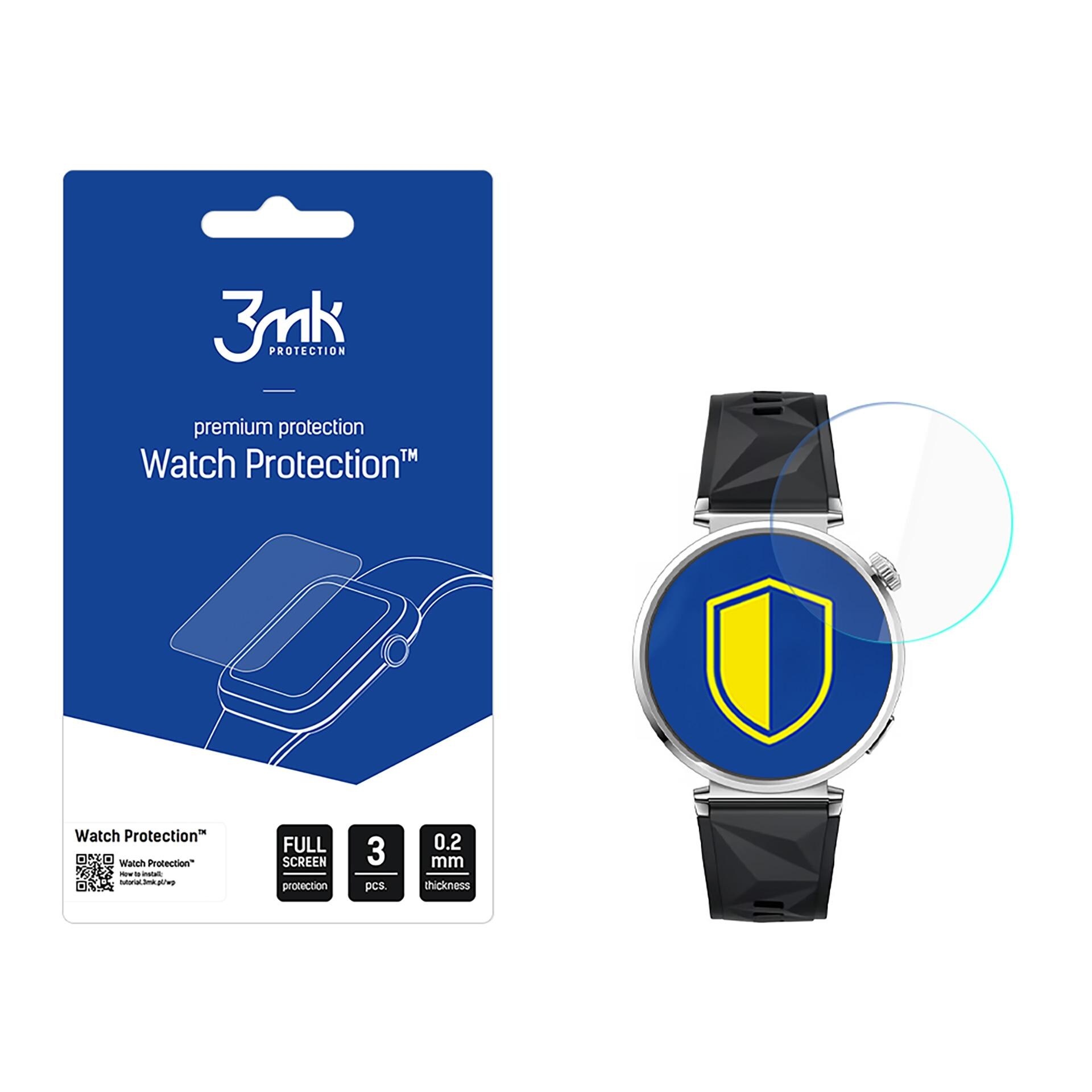 Hybrid Glass 3mk -kellonsuojalasi FlexibleGlass Huawei Watch GT 5 41 mm:lle