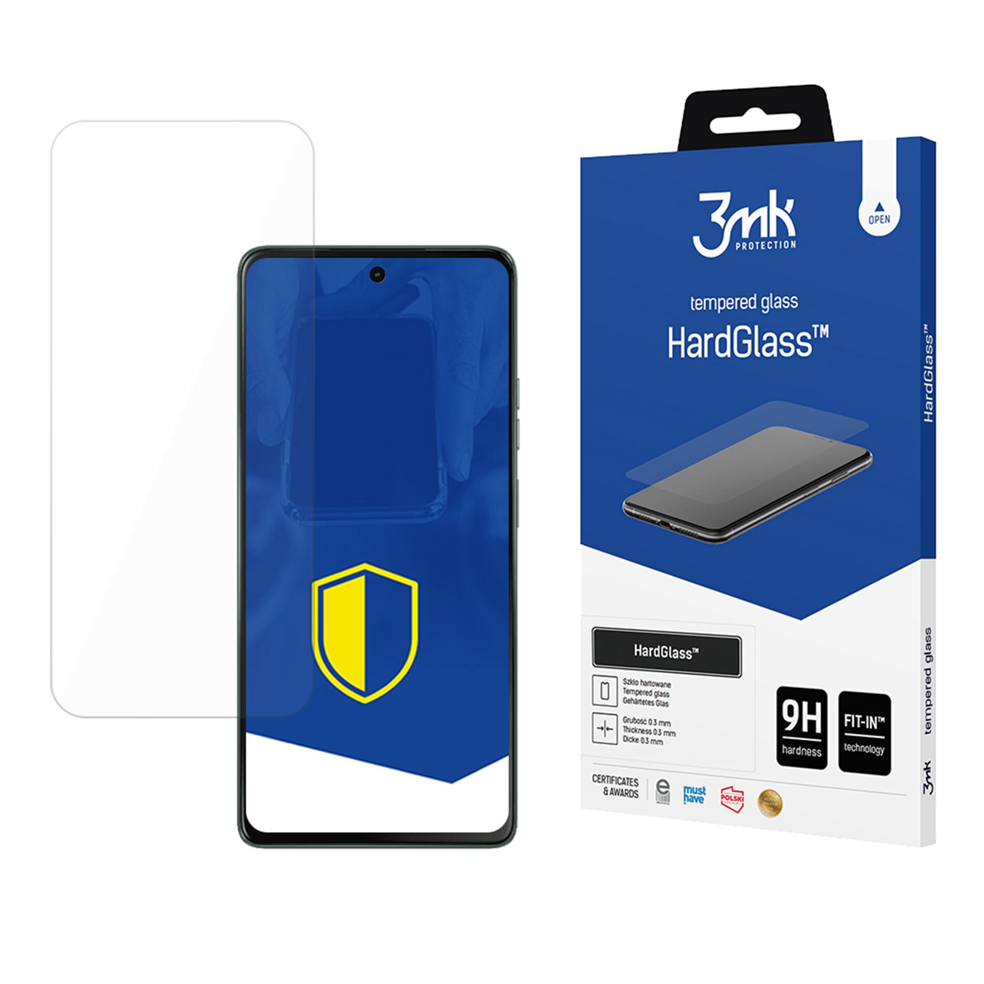 Karkaistu lasi 3mk HardGlass Motorola Moto G75:lle