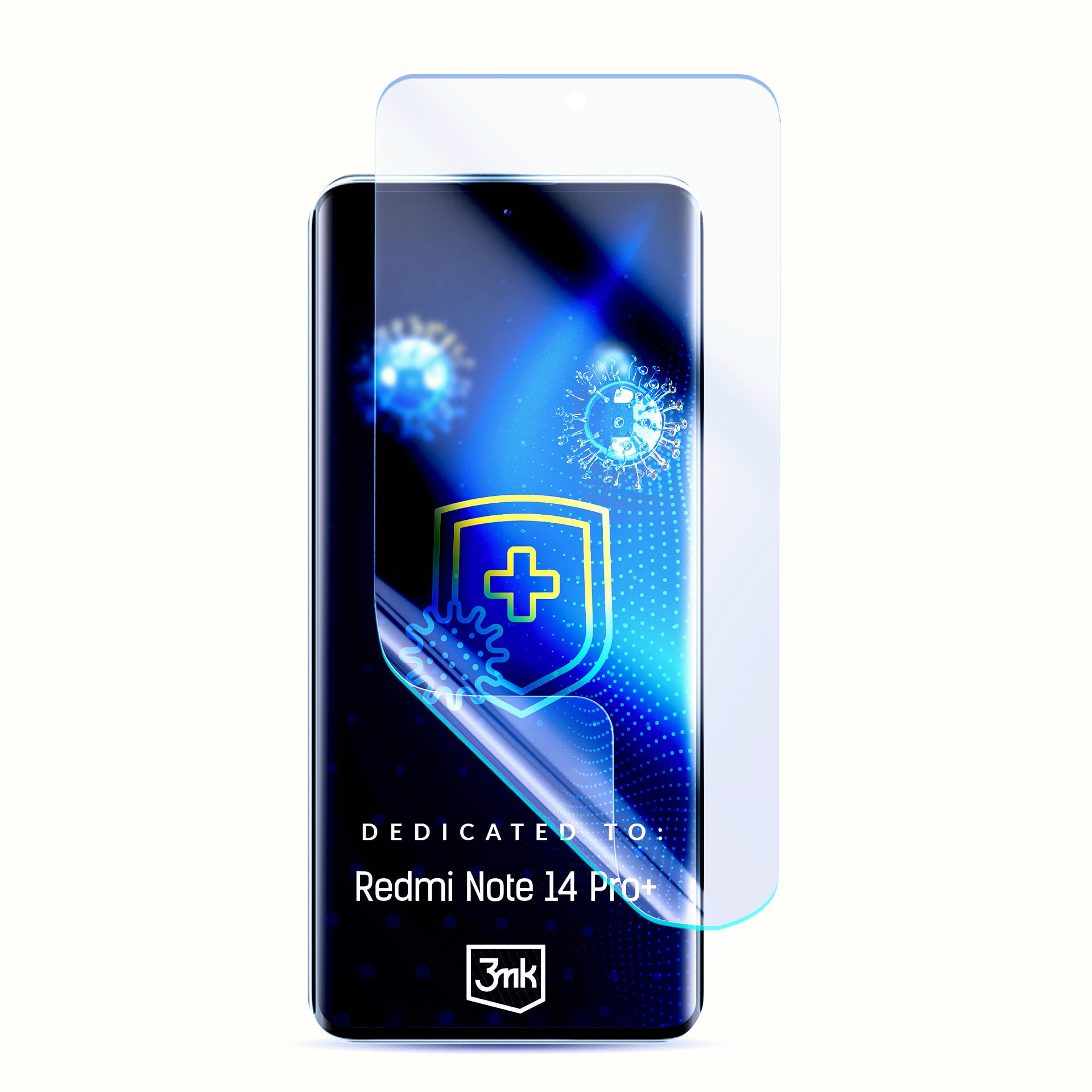 3mk SilverProtection+ -suojakalvo Xiaomi Redmi Note 14 Pro+ -puhelimelle