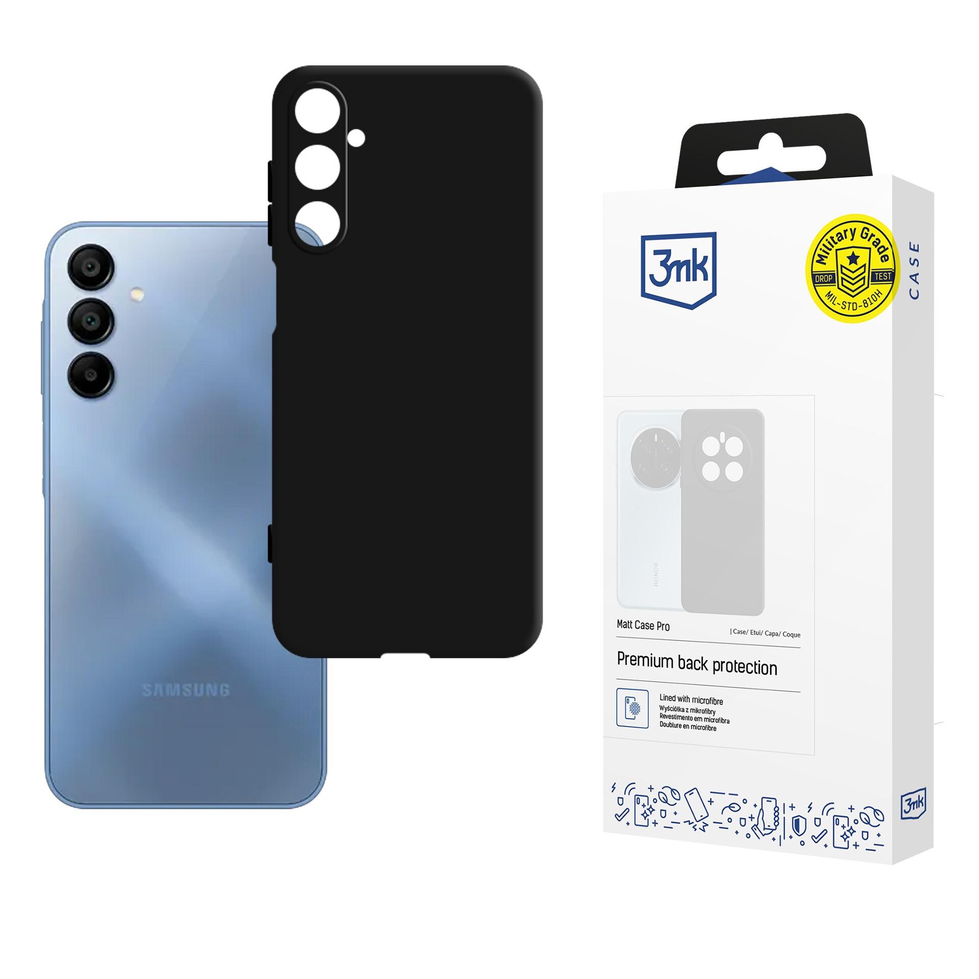 3mk Matt Case Pro -kotelo Samsung Galaxy A15 5G:lle – mattamusta