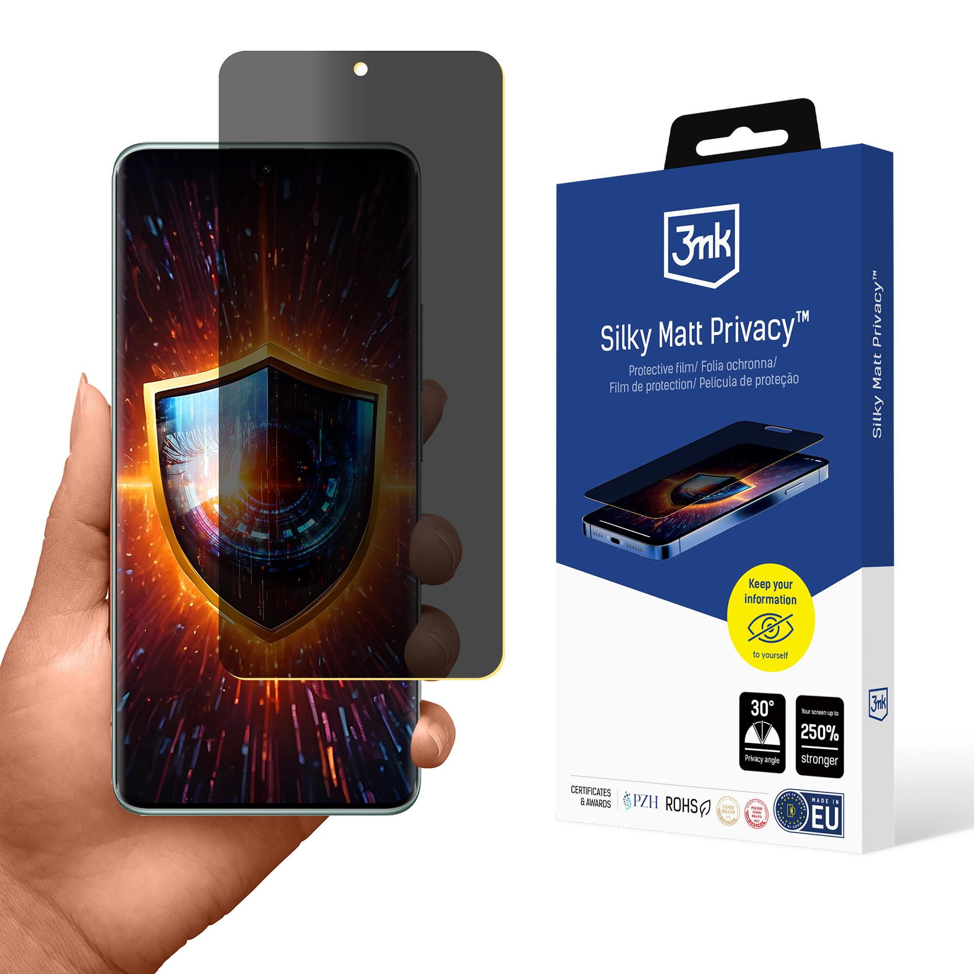 Tarkkuuskalvo 3mk Silky Matt Privacy, Xiaomi Redmi Note 14 Pro+