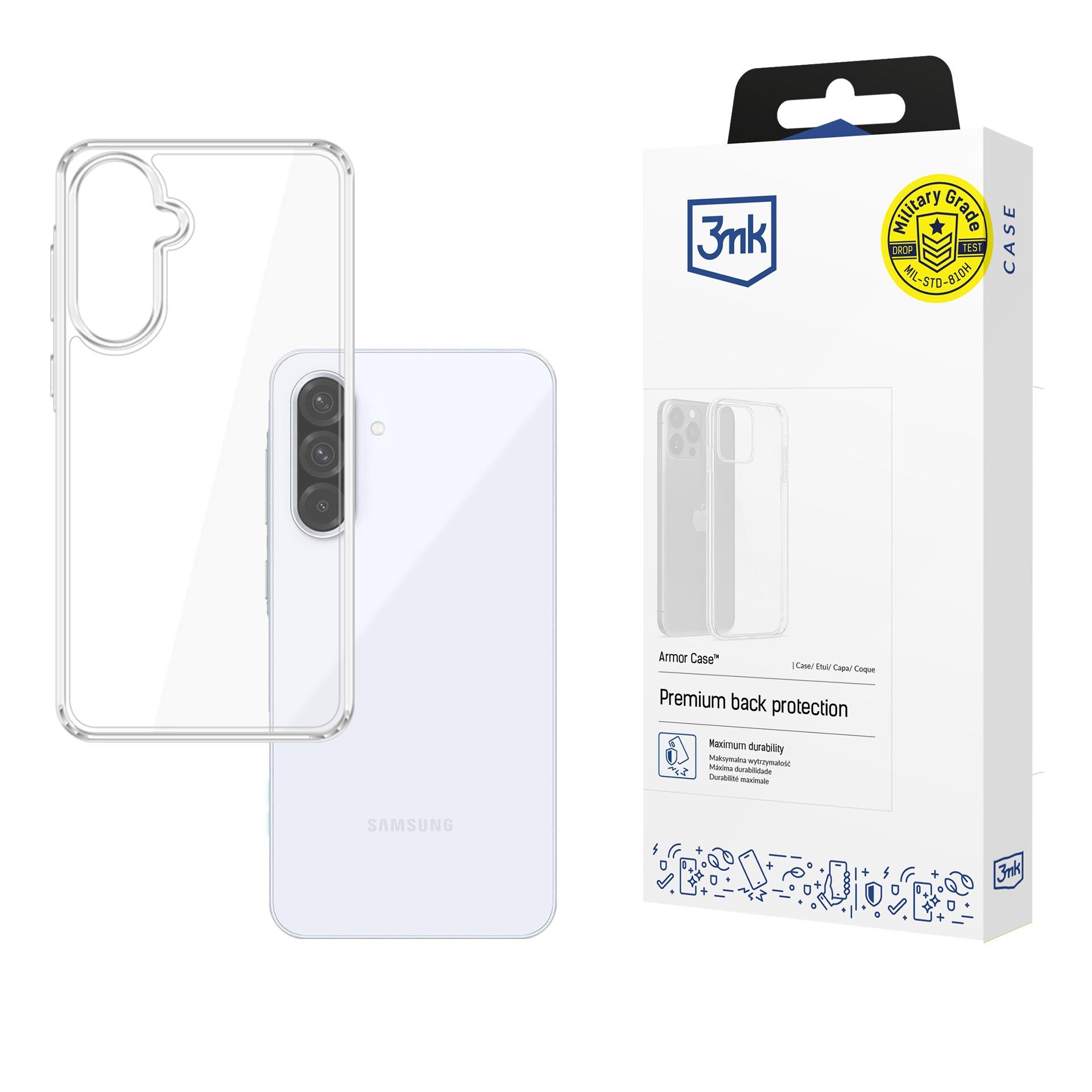 3mk-suojakotelo Samsung Galaxy A36 5G:lle – läpinäkyvä