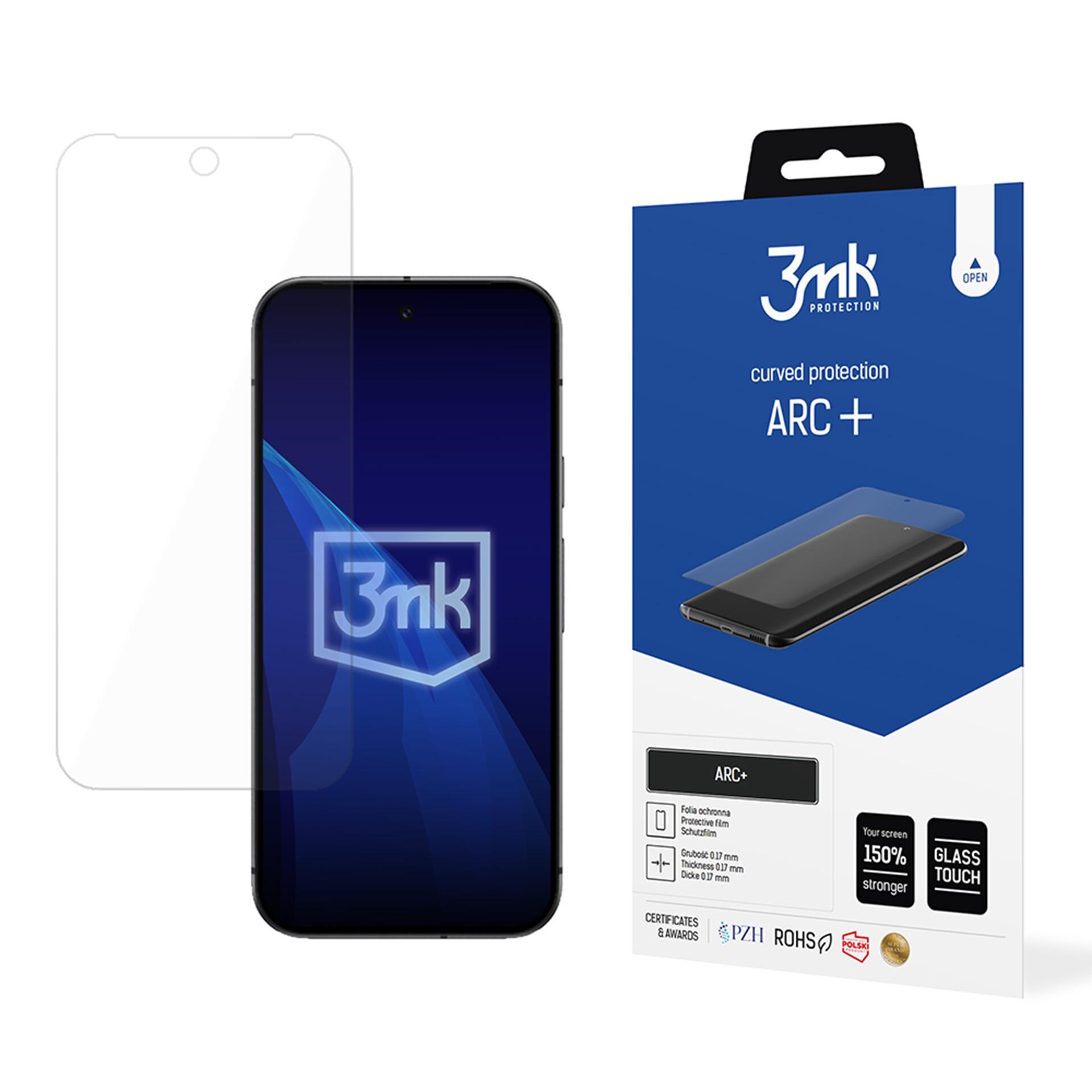 3mk ARC+ -näytönsuojakalvo Google Pixel 9A:lle