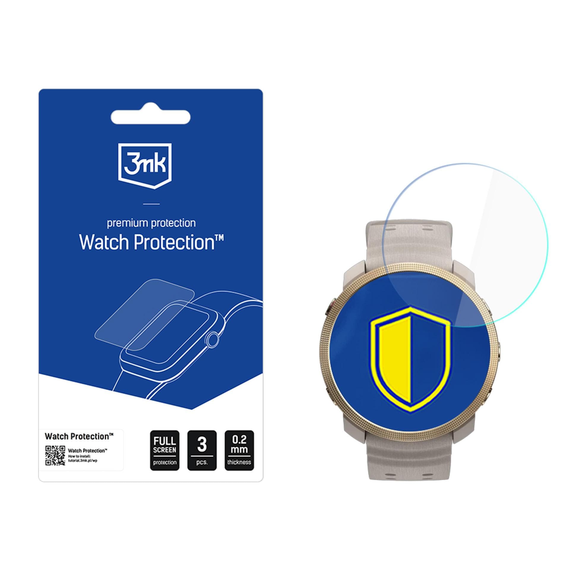 3mk Watch Protection FlexibleGlass -hybridilasi Polar Vantage M3 -kellolle