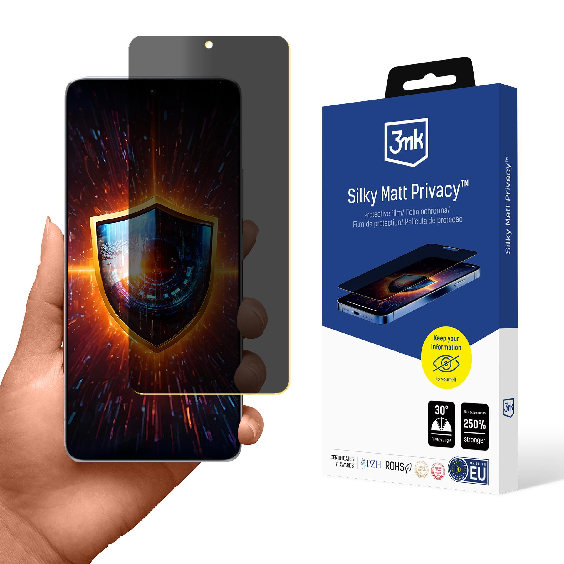 Tietosuojakalvo 3mk Silky Matt Privacy, Xiaomi Redmi Note 13 Pro+