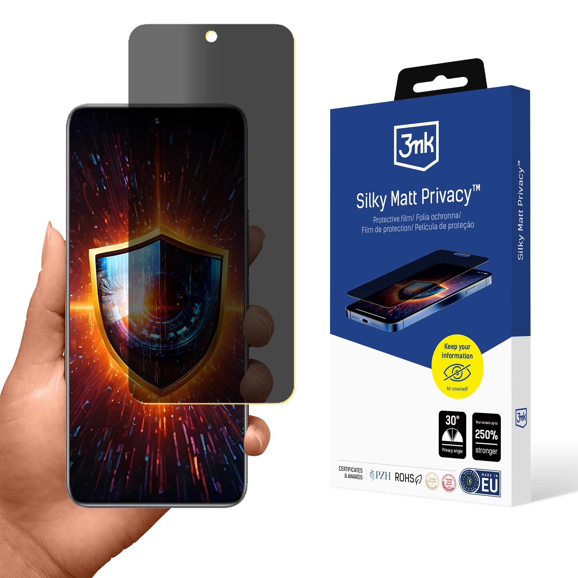 Yksityisyyttä suojaava näytönsuojakalvo 3mk Silky Matt Privacy Honor 200 -mallille