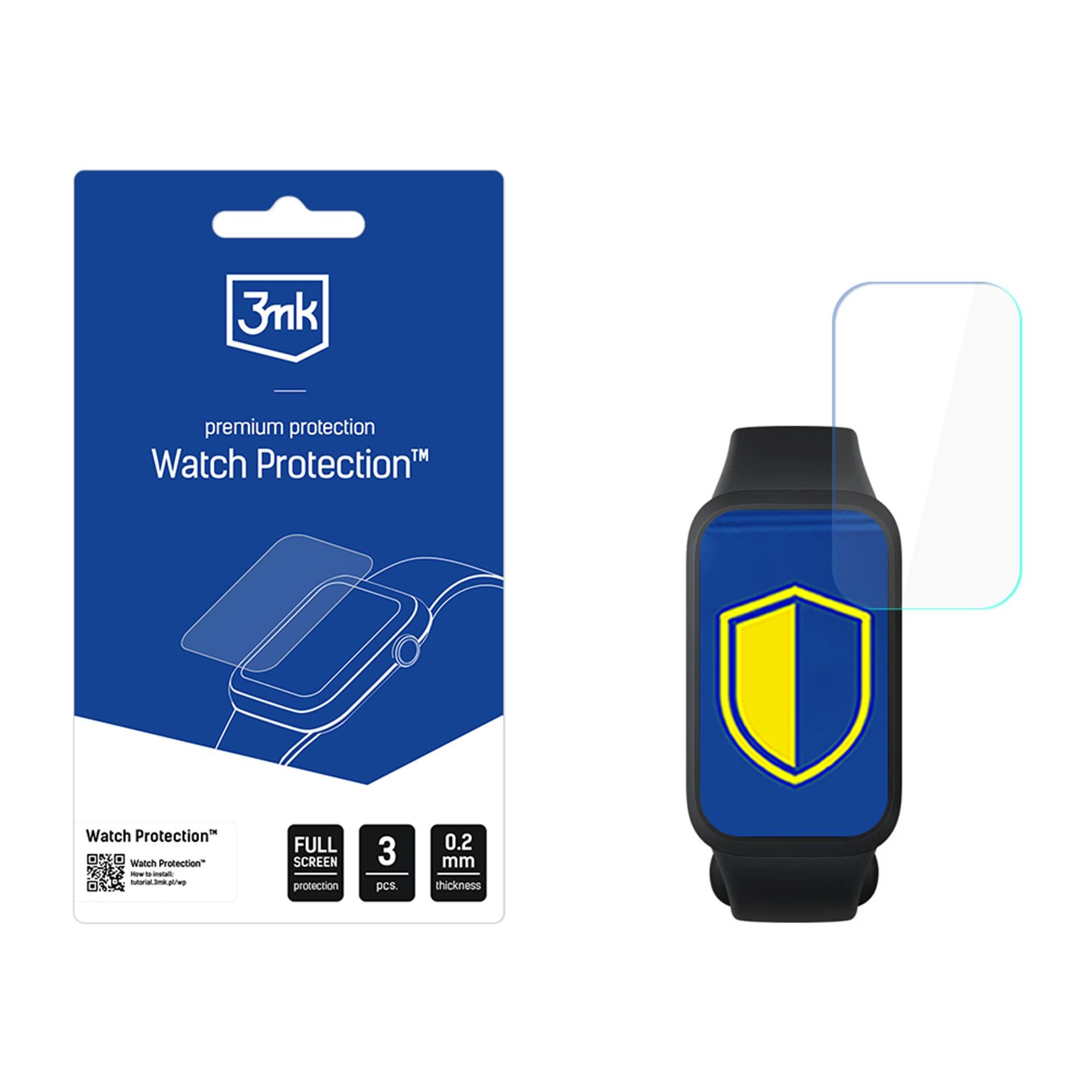 Älykellon näytönsuojalasi 3mk Watch Protection FlexibleGlass, Xiaomi Smart Band 9 Active