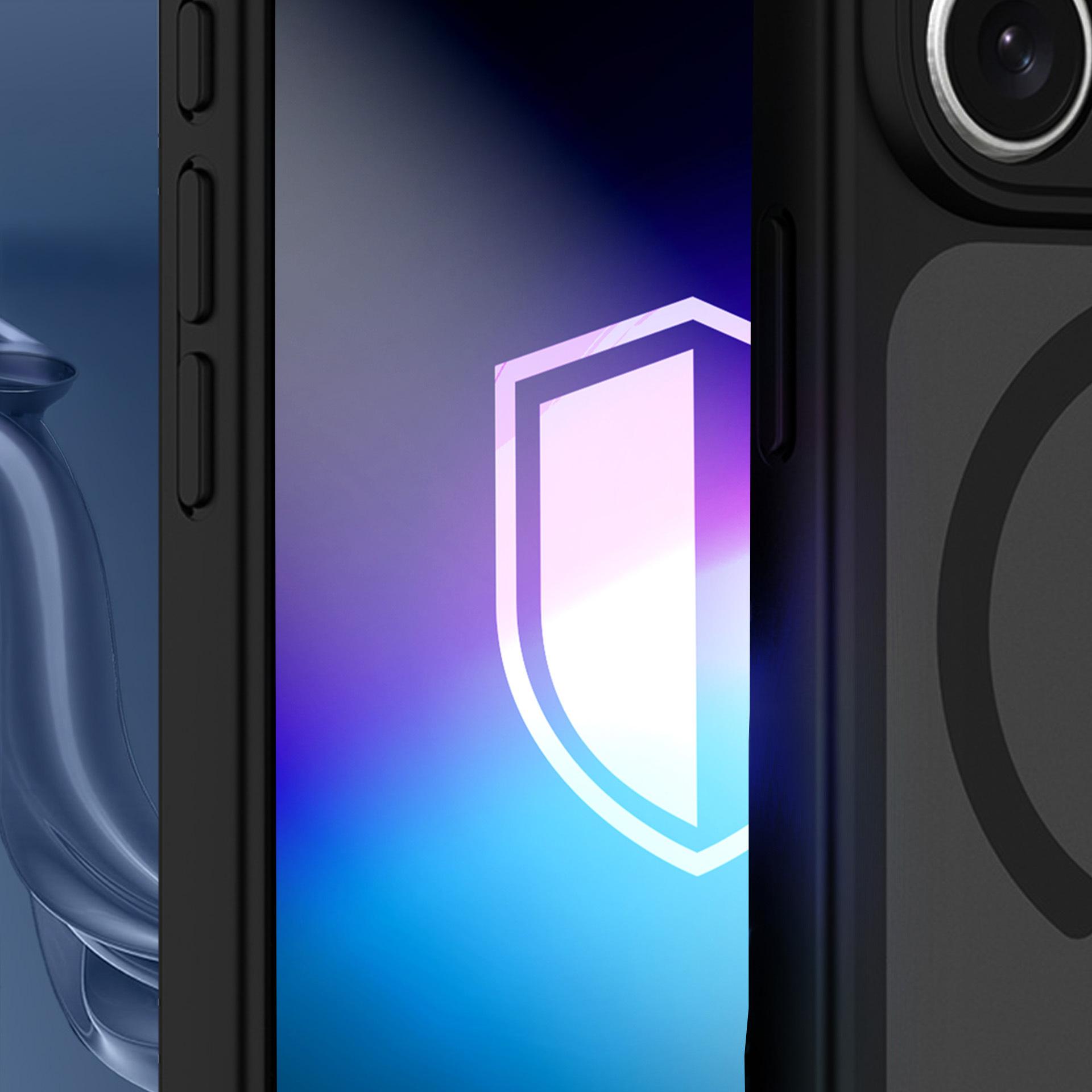 3mk Misty MagCase -kotelo Google Pixel 10A:lle – musta