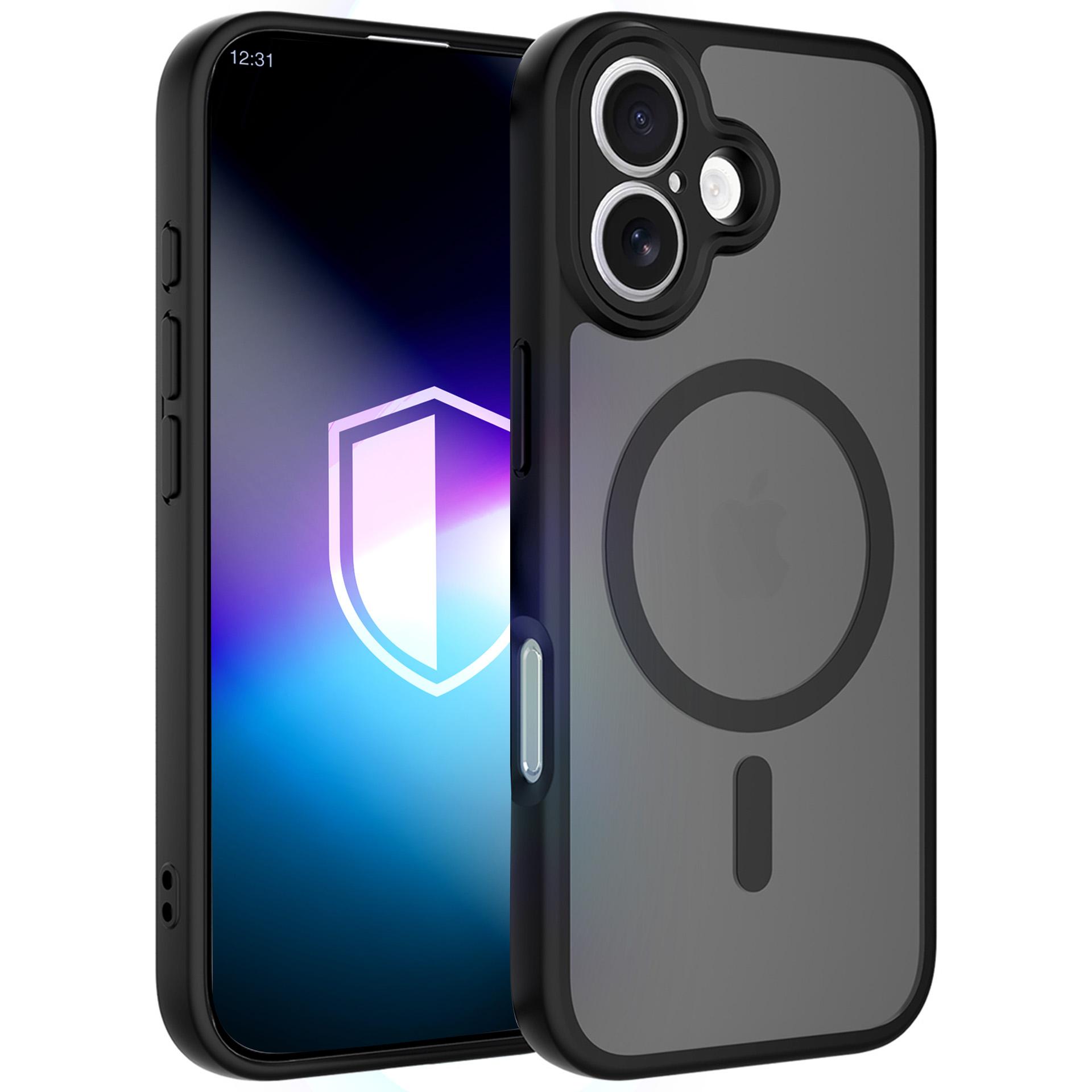 3mk Misty MagCase iPhone 16:lle – musta