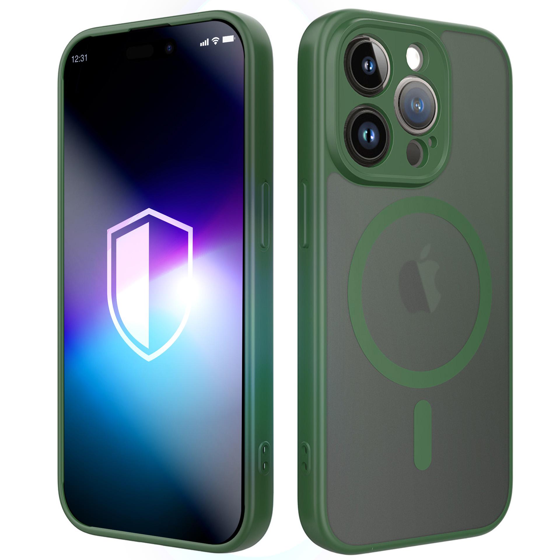 3mk Misty MagCase iPhone 14 Pro:lle – vihreä