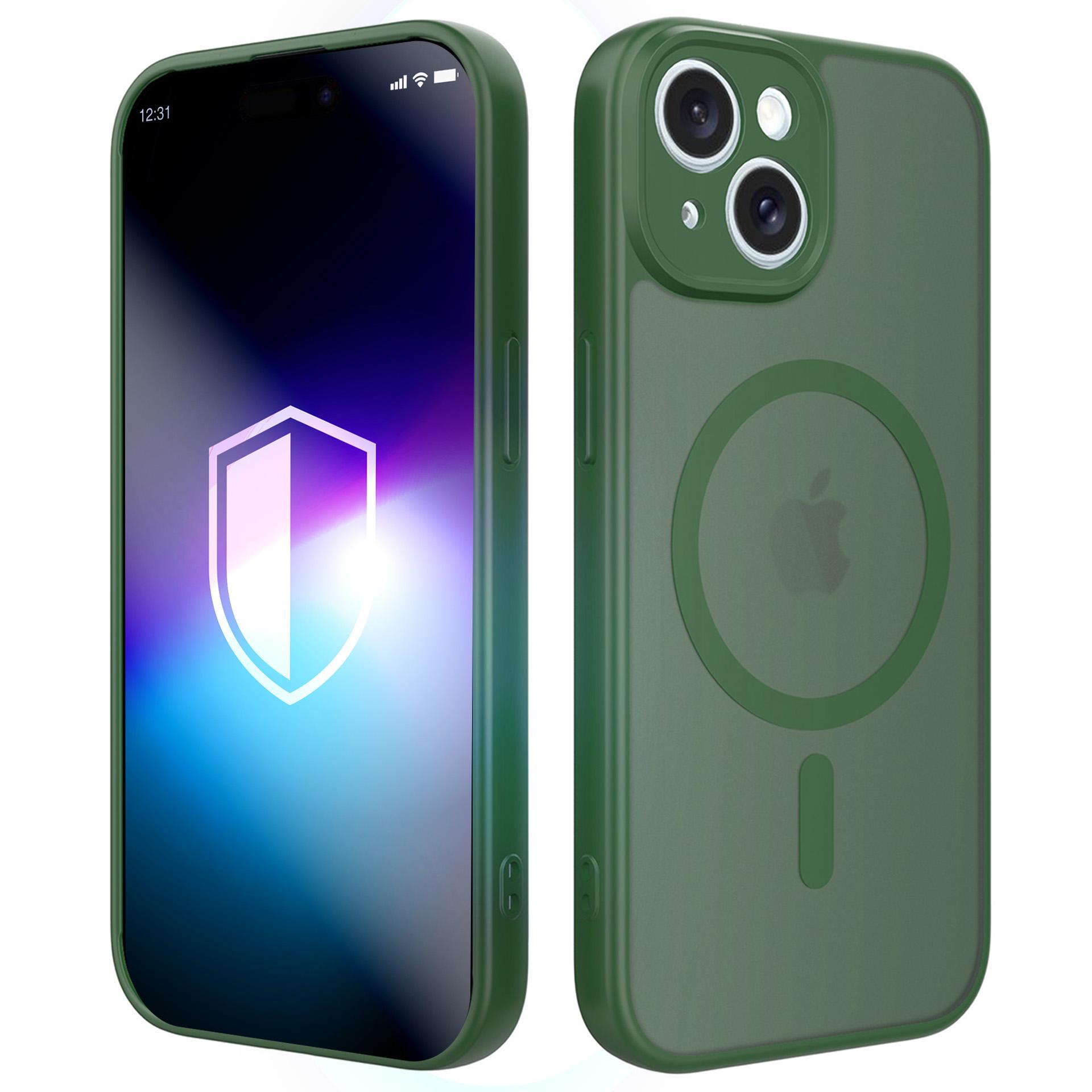 3mk Misty MagCase iPhone 15:lle – vihreä