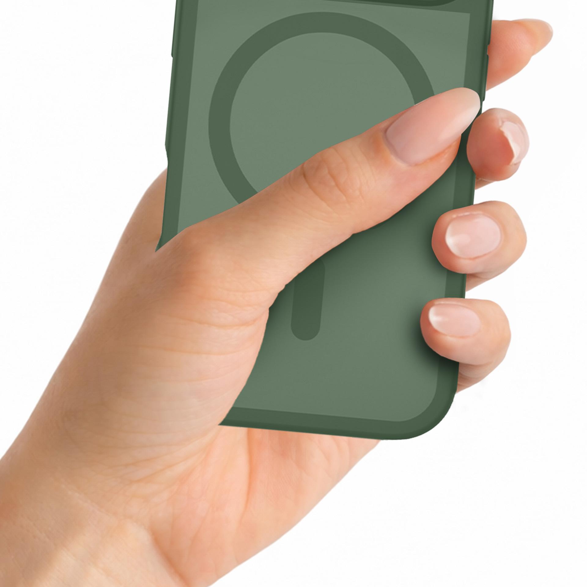 3mk Misty MagCase iPhone 15 Pro Maxille – vihreä