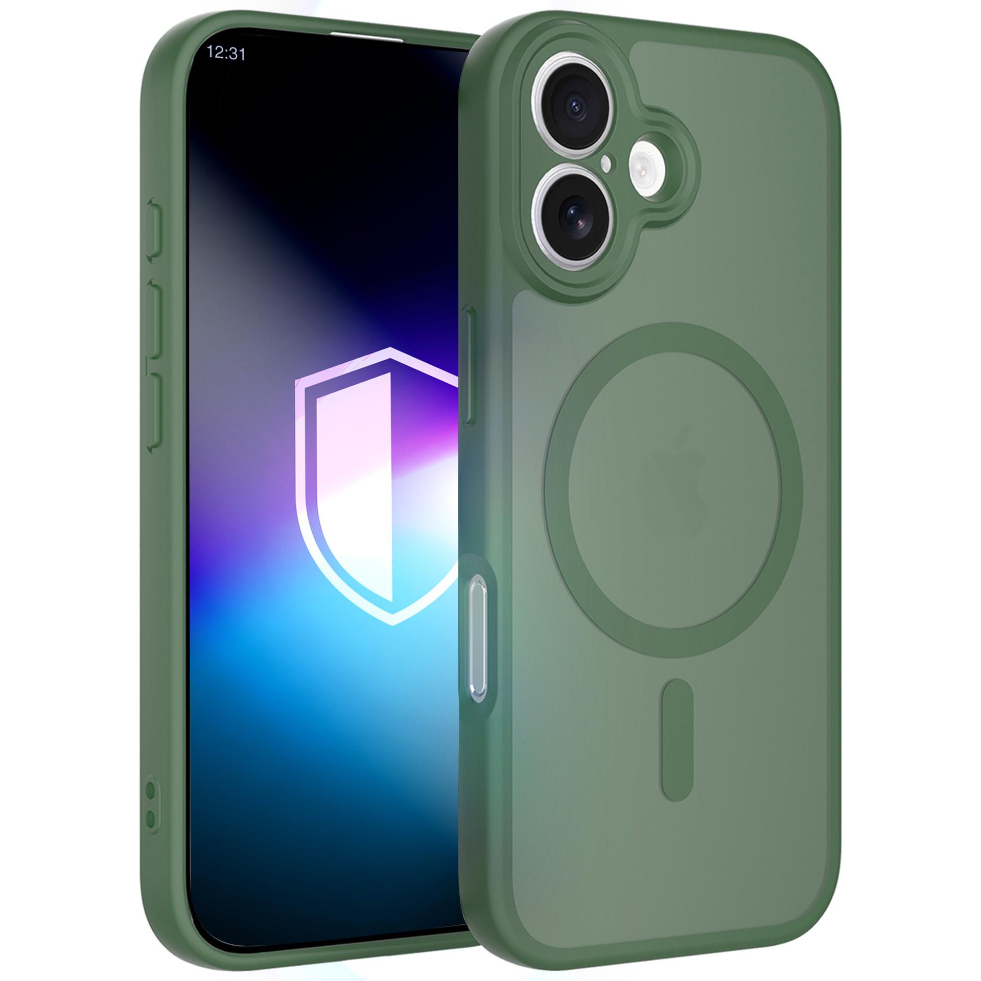 3mk Misty MagCase iPhone 16:lle – vihreä