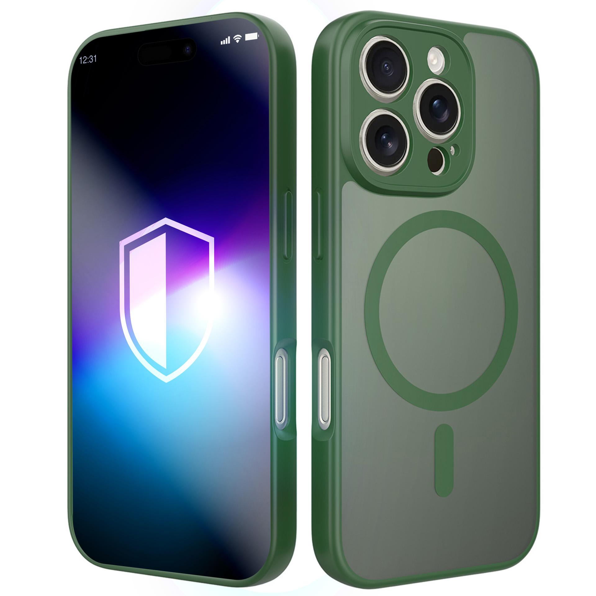 3mk Misty MagCase iPhone 16 Pro Maxille – vihreä