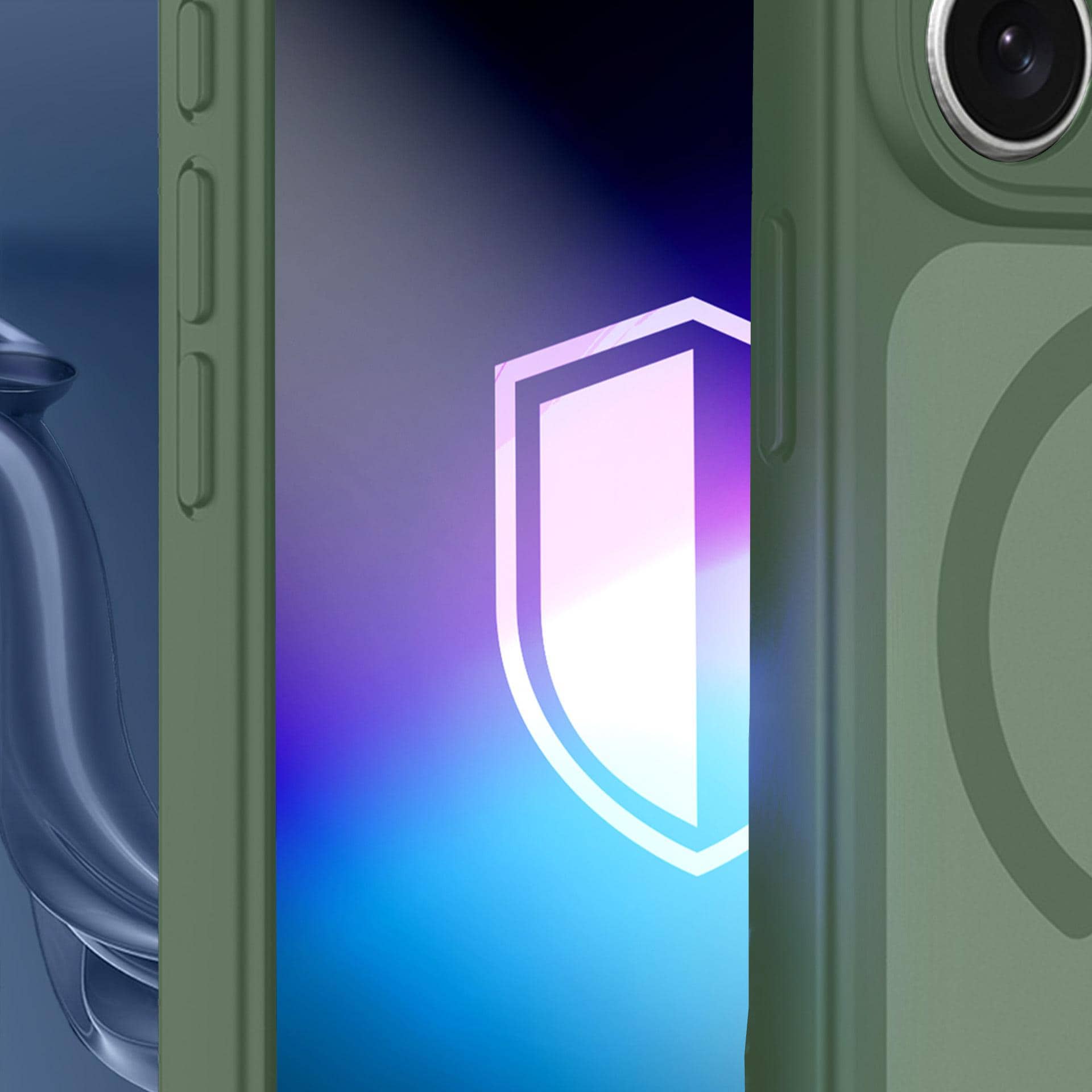 3mk Misty MagCase Samsung Galaxy S26:lle – vihreä