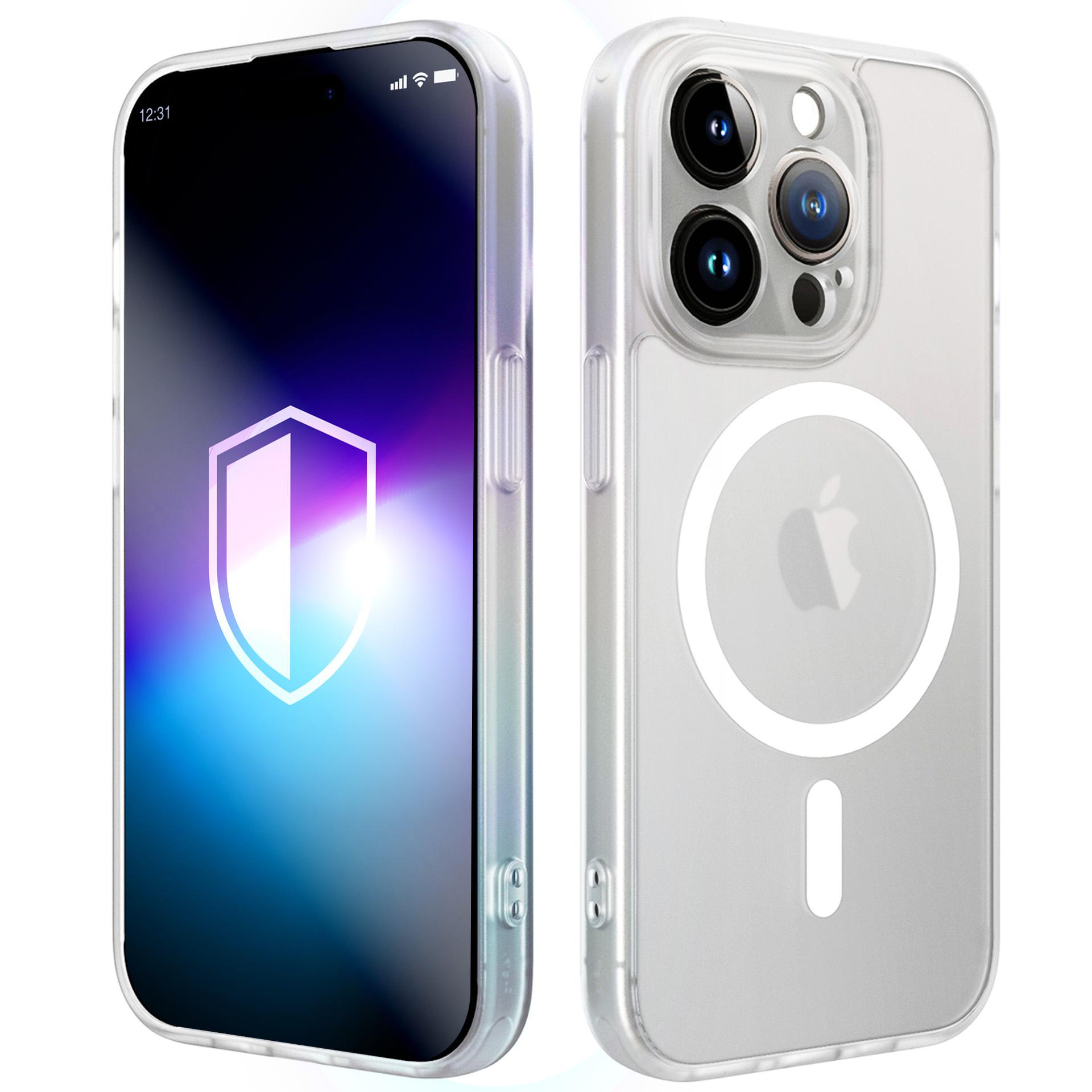 3mk Misty MagCase iPhone 15 Pro:lle – valkoinen