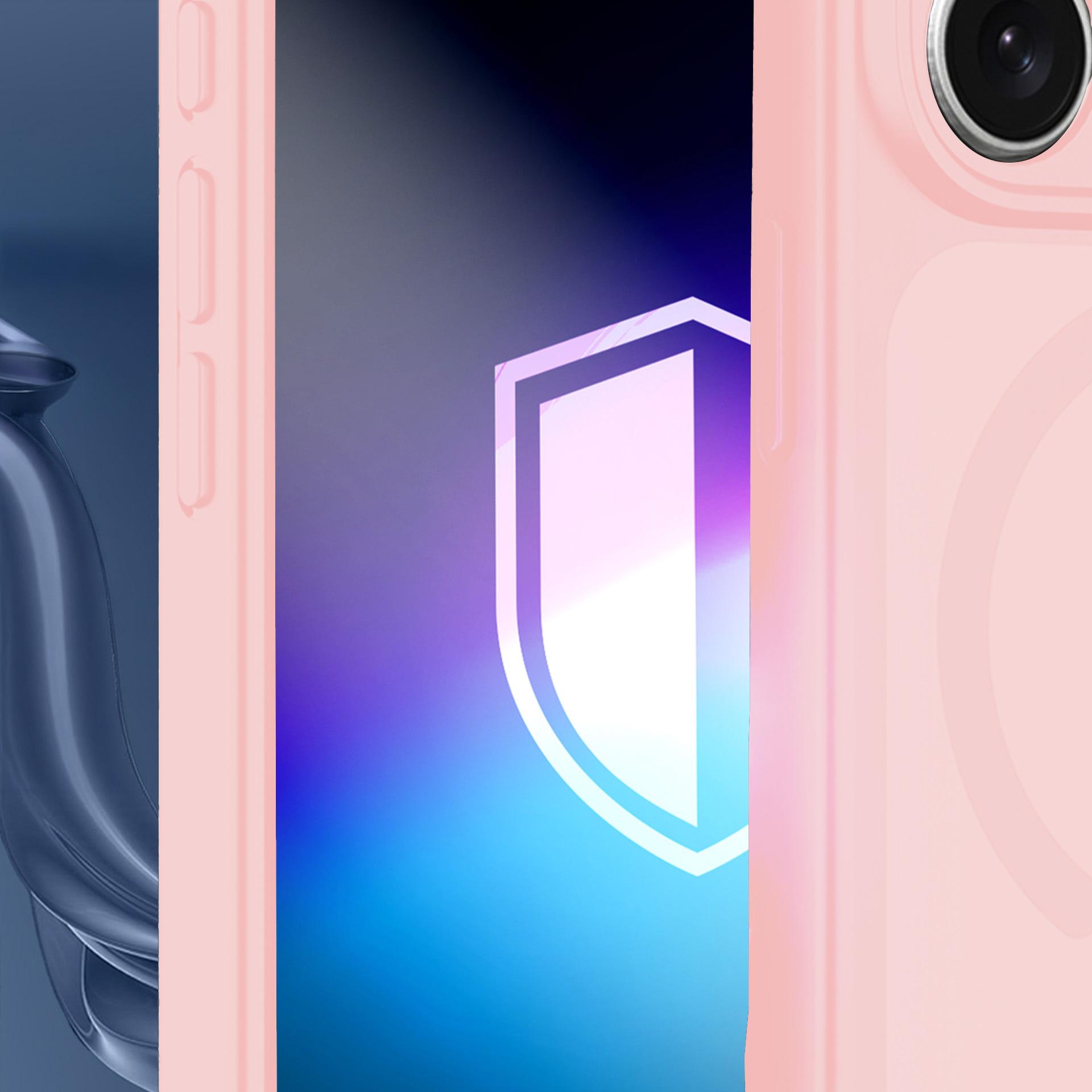 3mk Misty MagCase iPhone 14 Pro:lle – vaaleanpunainen