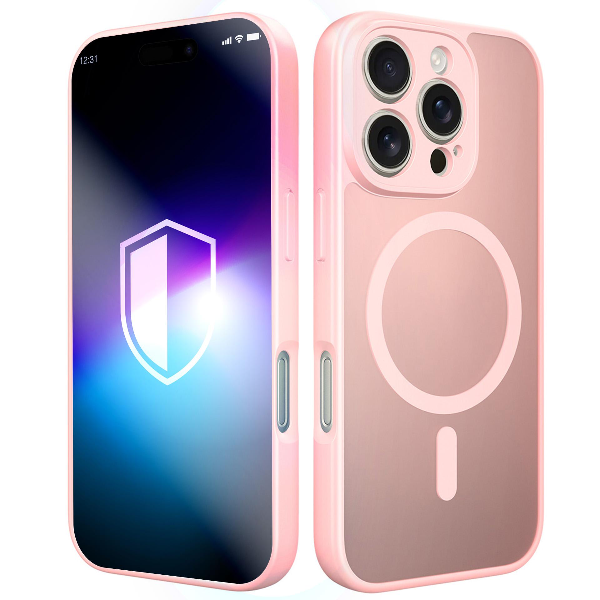 3mk Misty MagCase iPhone 16 Pro Maxille – vaaleanpunainen