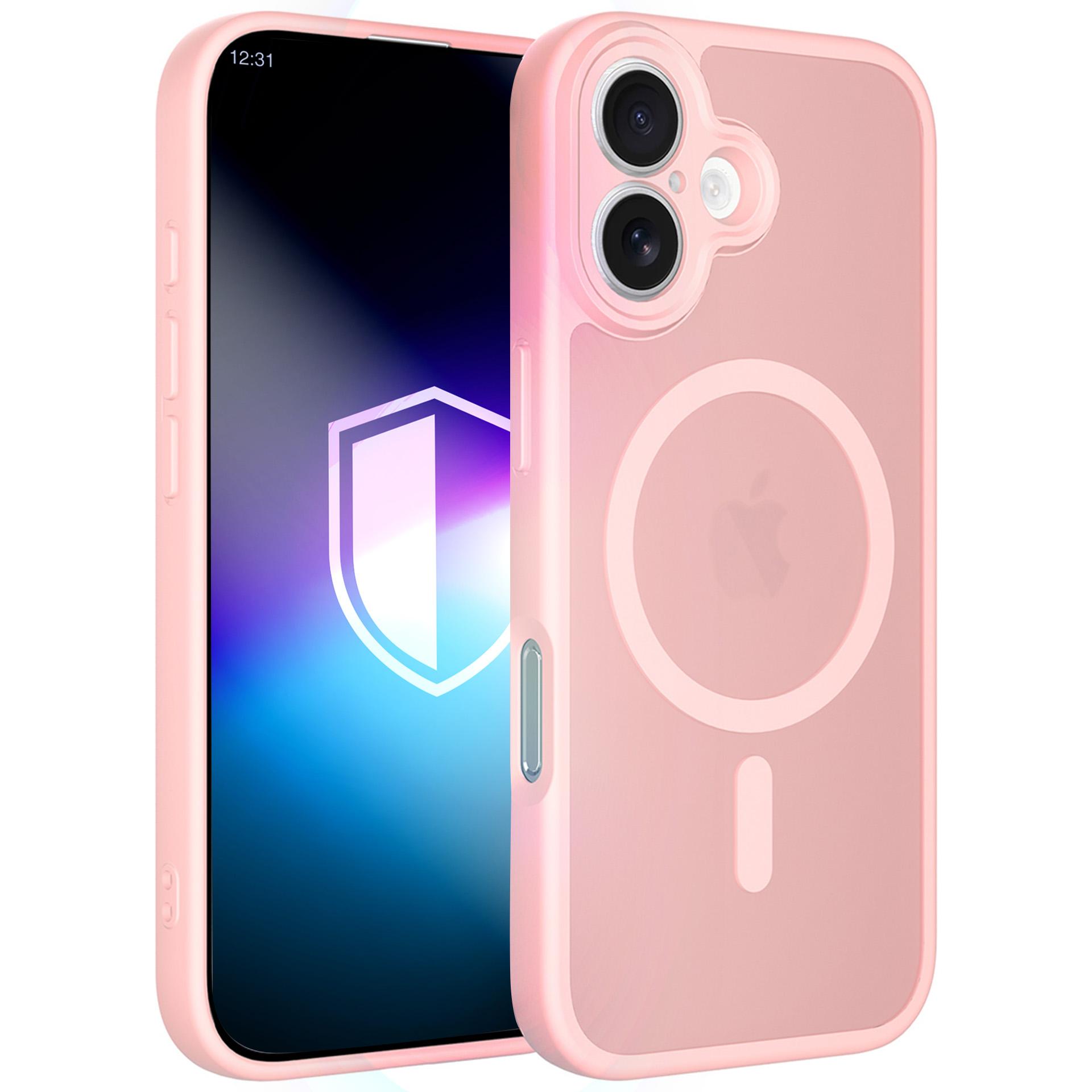 3mk Misty MagCase iPhone 17:lle – vaaleanpunainen
