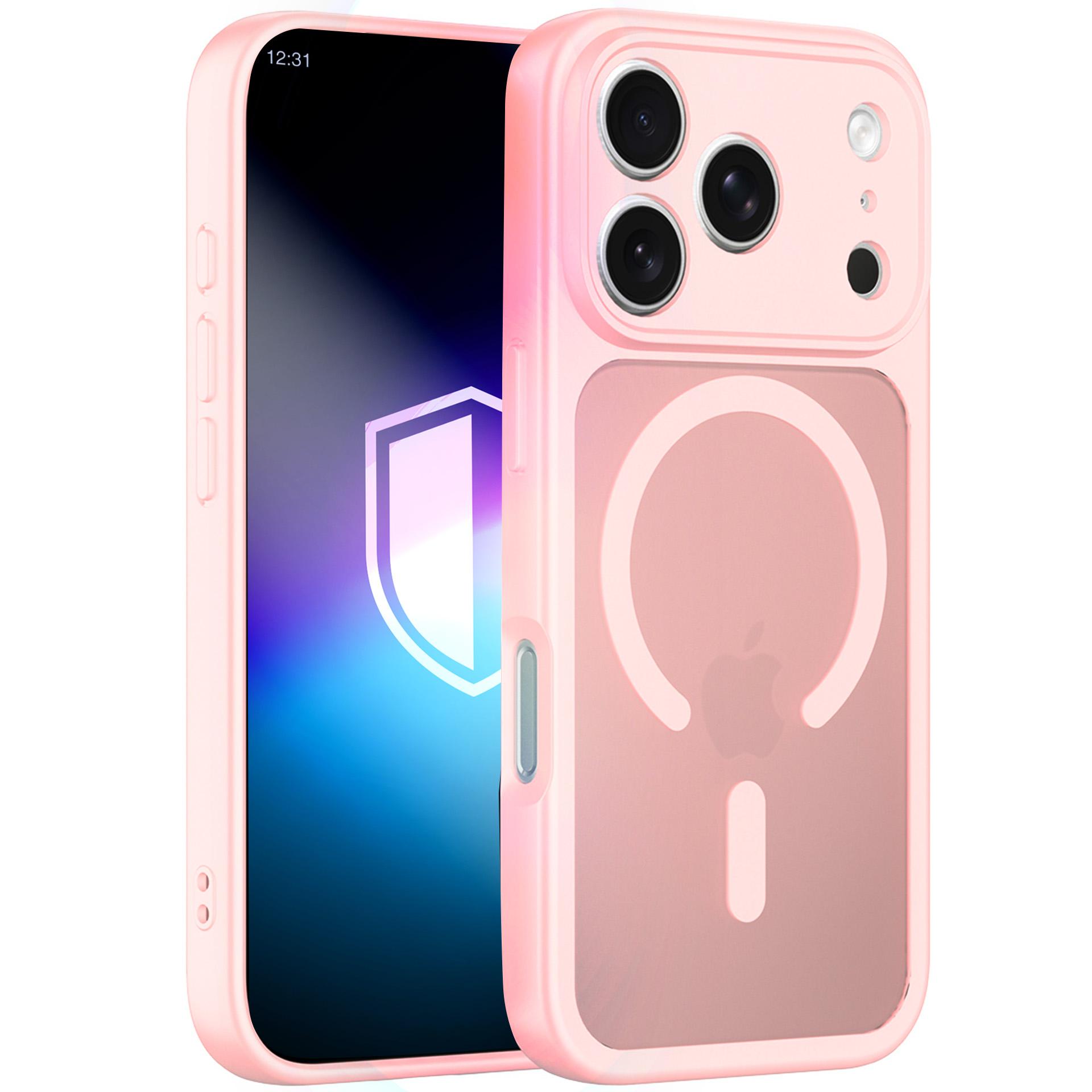 3mk Misty MagCase iPhone 17 Pro Maxille – vaaleanpunainen