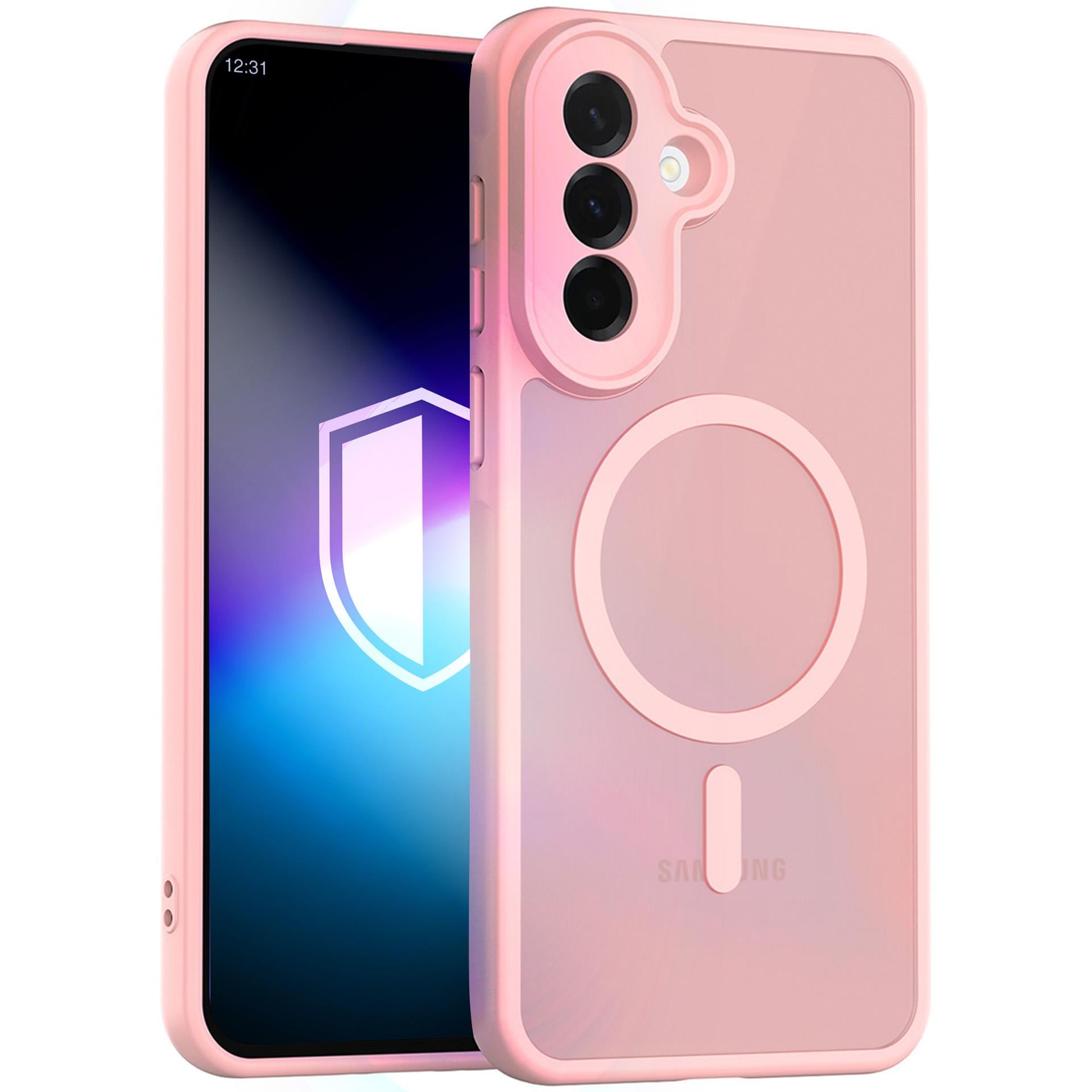 3mk Misty MagCase -kotelo Samsung Galaxy A37:lle – vaaleanpunainen