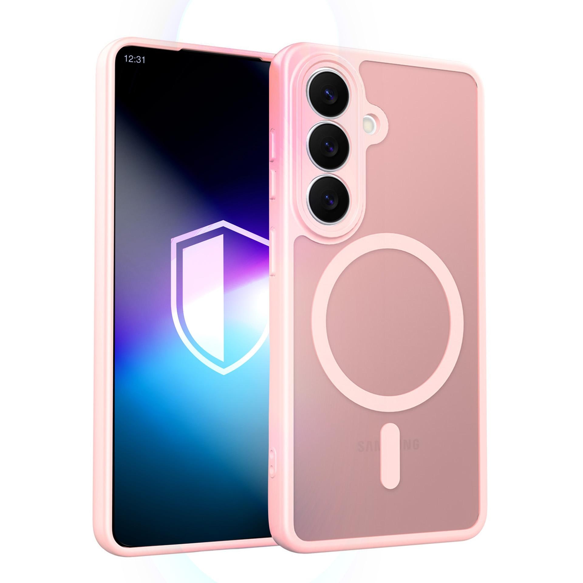 3mk Misty MagCase Samsung Galaxy S26+:lle – vaaleanpunainen