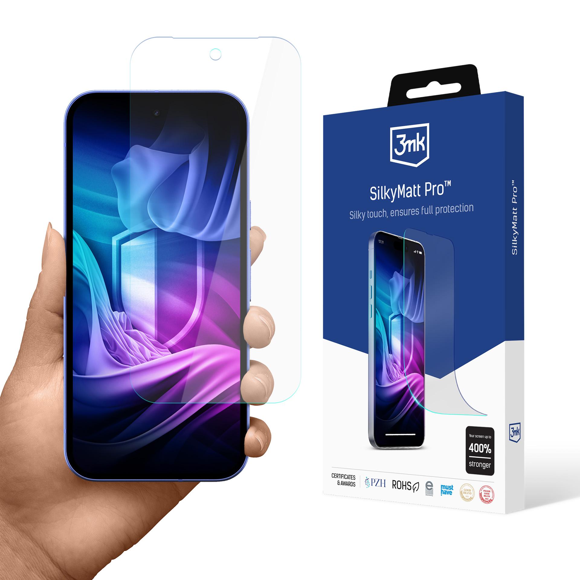 3mk SilkyMatt Pro™ -mattafilmi Google Pixel 10A:lle