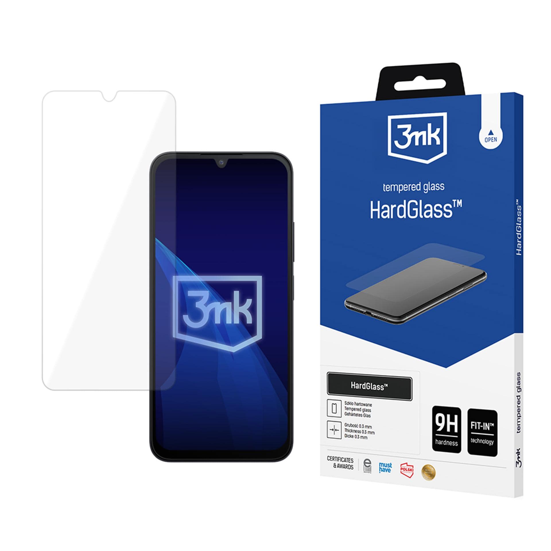 3mk HardGlass™ -karkaistu lasi Xiaomi Redmi A7 Pro -puhelimelle