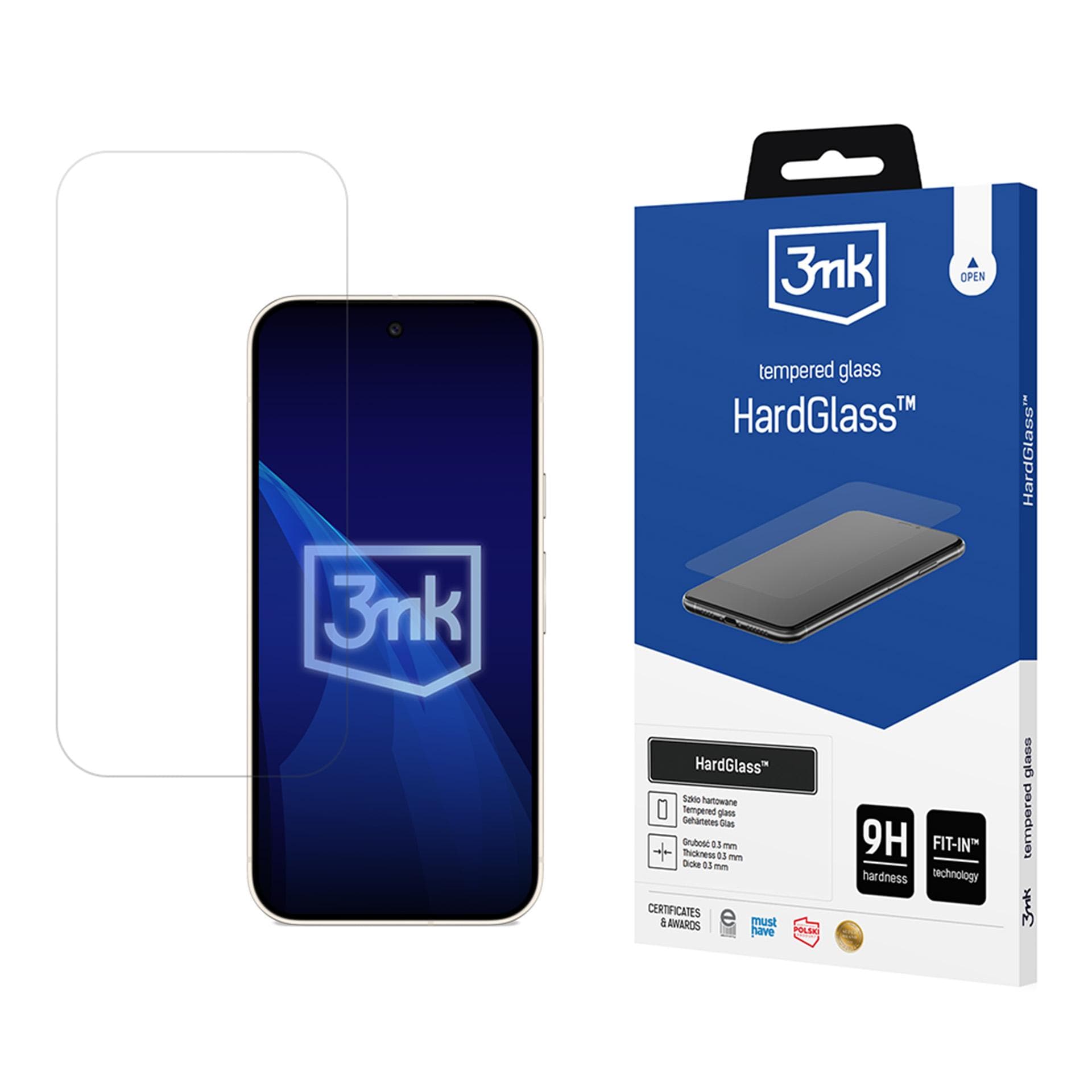 3mk HardGlass™ -karkaistu lasi Google Pixel 11:lle / Pixel 11 Pro:lle