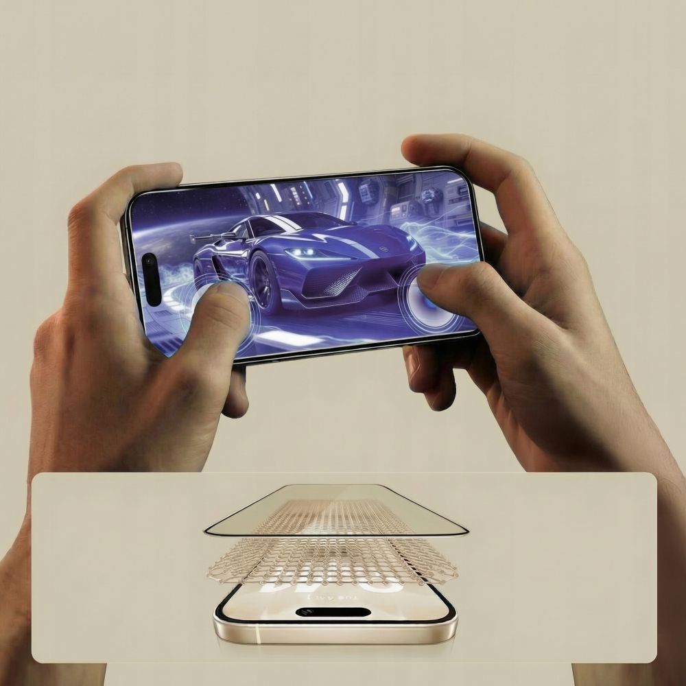 Tech-Protect Glass Fit+ -karkaistu lasisuojus, 2 kpl, Xiaomi 17T - musta