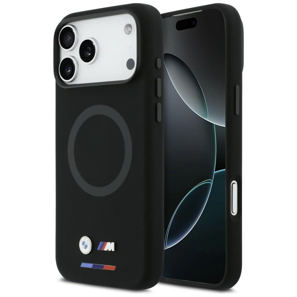 BMW M -silikoninen MagSafe-kotelo iPhone 17 Pro Maxille – musta