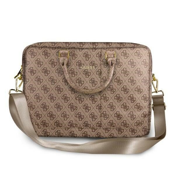 Guess 4G Uptown 16" – kannettavan laukun versio – ruskea