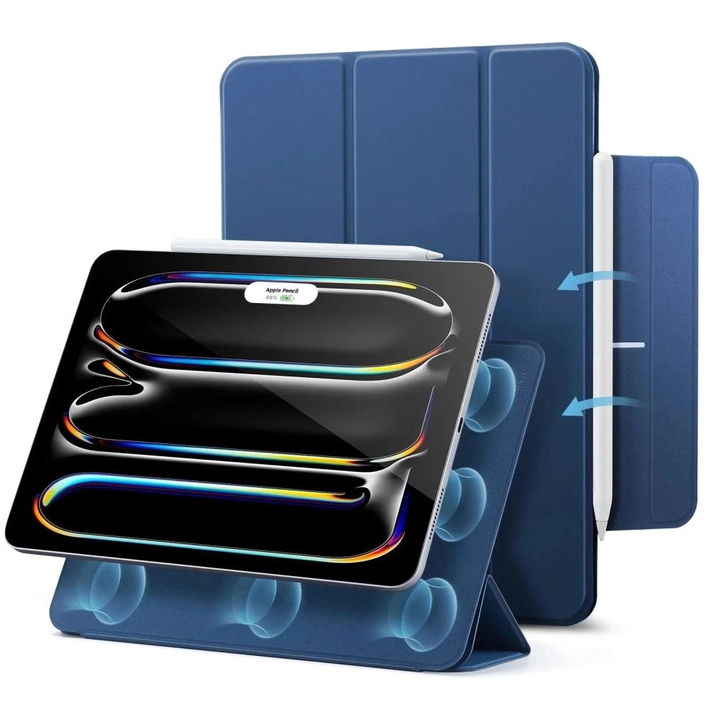 ESR Rebound -magnettikotelo iPad Pro 11" -mallille 5. – 6. 2024–2025 – laivansininen