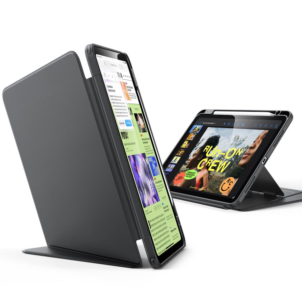 ESR Flip Hybrid -suojakotelo iPadille 10,9" (2020/2022) / 11" (2024/2025/2026) – musta