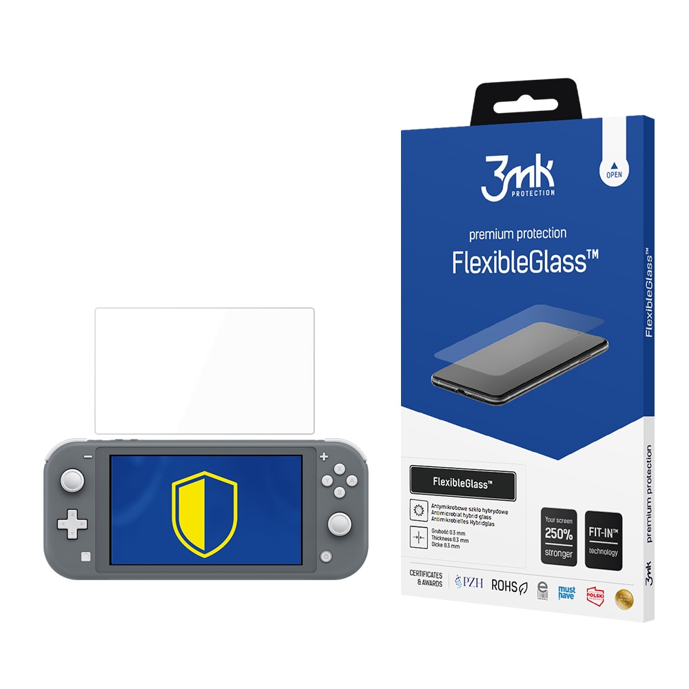 3mk FlexibleGlass™ -hybridilasi Nintendo Switch Lite 2019 -mallille