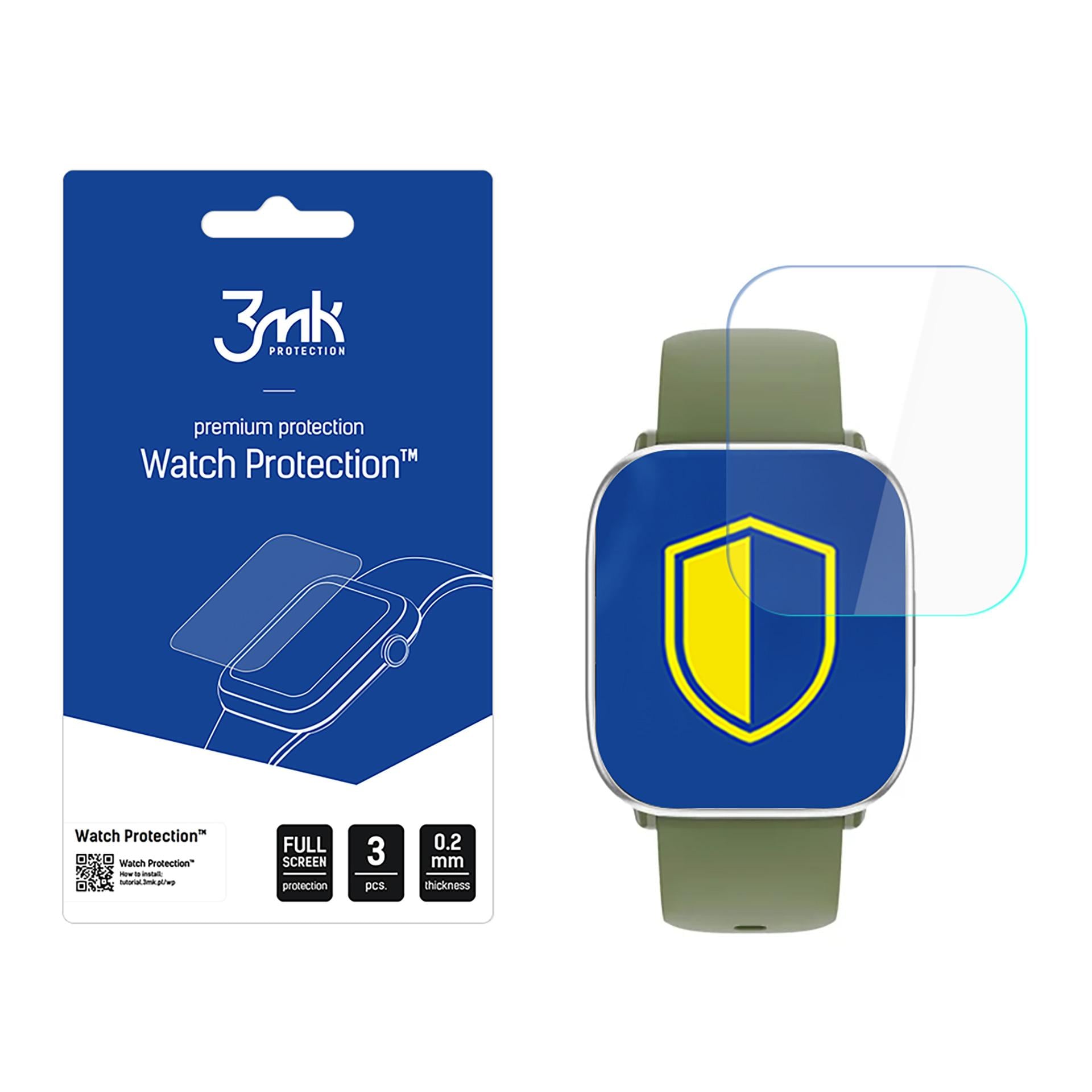 Suojakalvo myPhone Watch Pastel -kellon 3mk Watch Protection ARC -älykellon näytölle