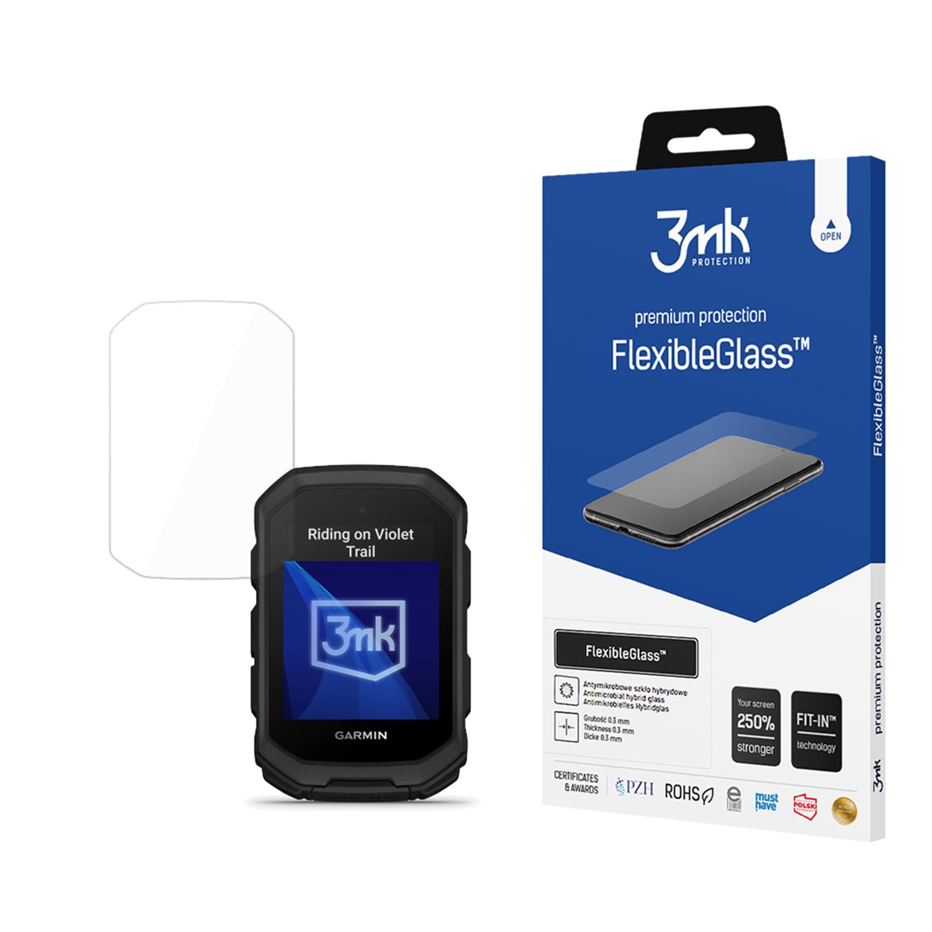 3mk FlexibleGlass™ -hybridilasi Garmin Edge MTB:lle