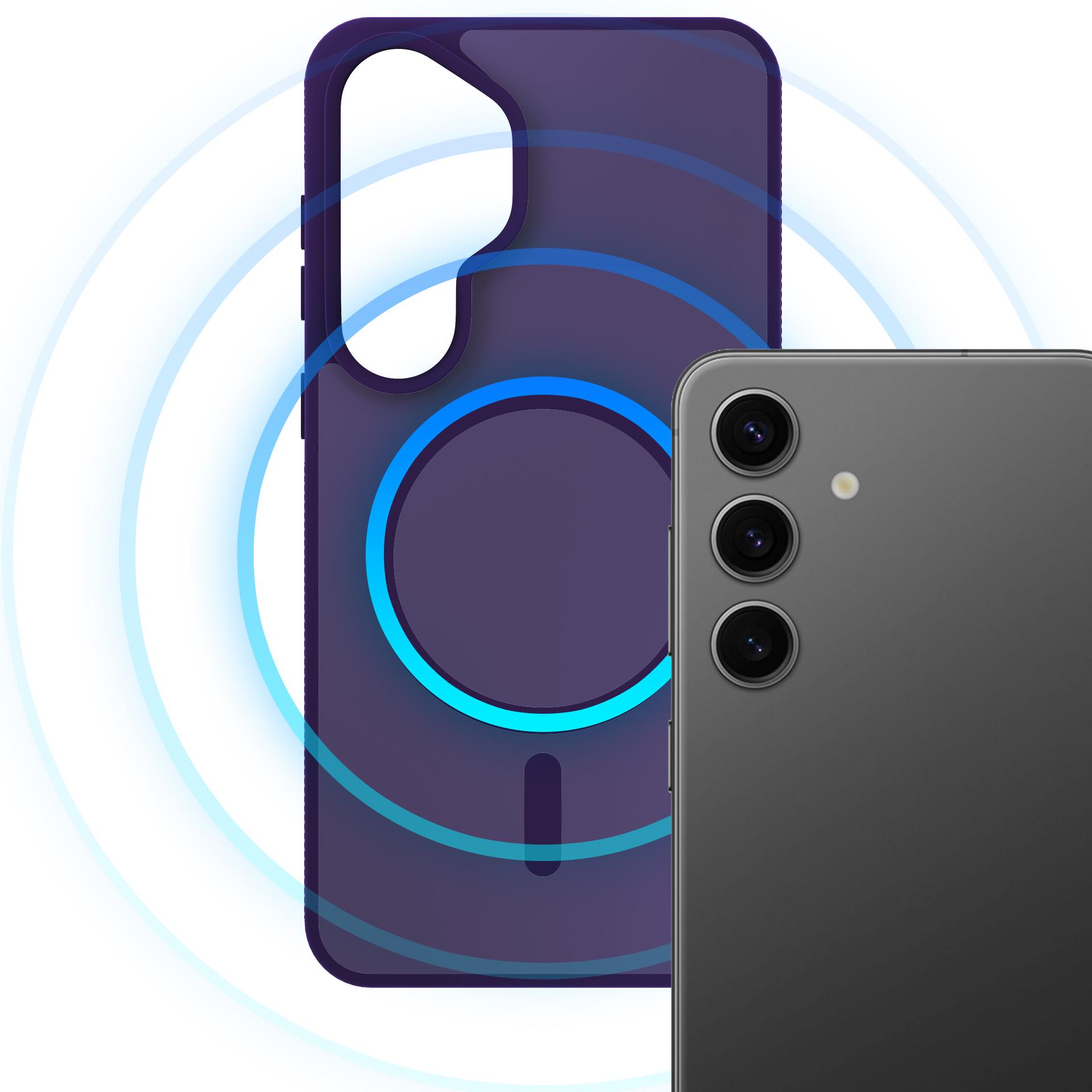 3mk Smoke MagCase Samsung Galaxy S25:lle – violetti