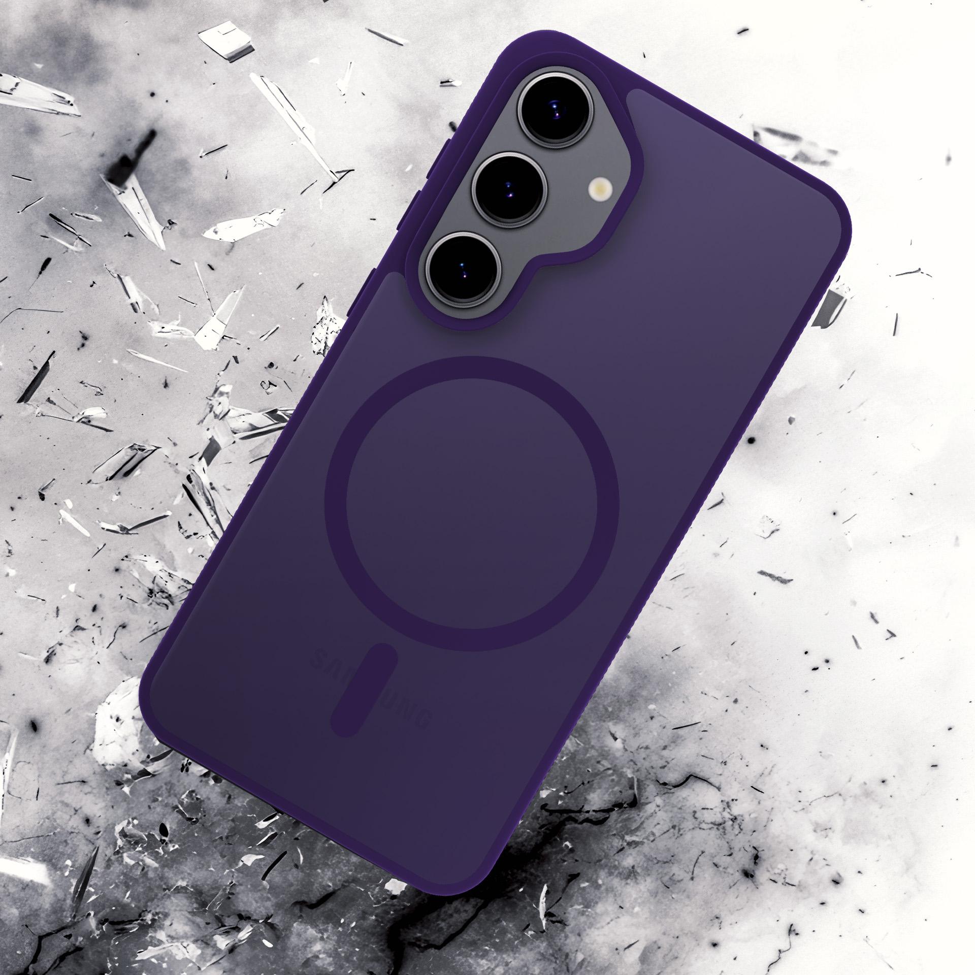3mk Smoke MagCase Samsung Galaxy S25:lle – violetti