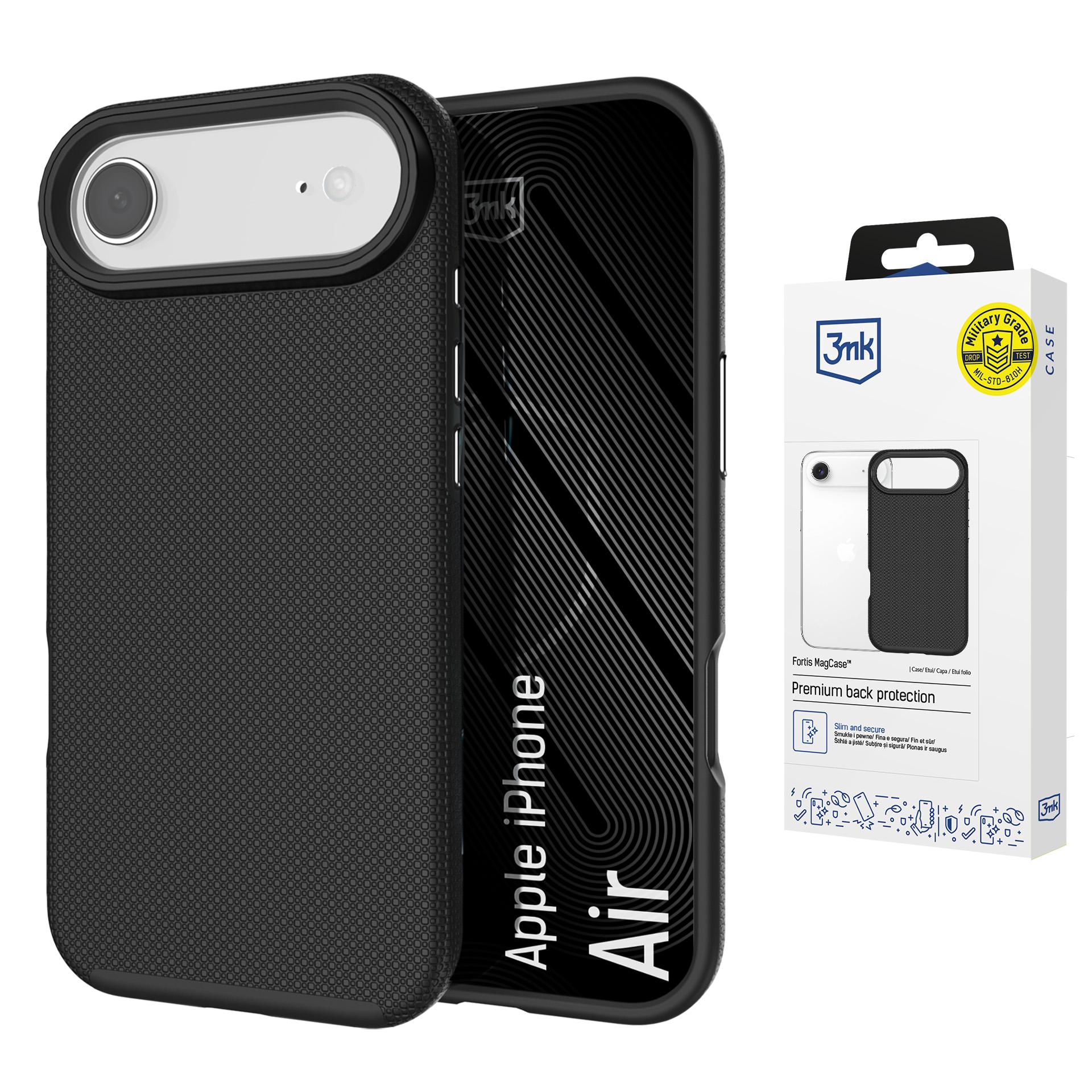 3mk Fortis MagCase iPhone Airille – musta