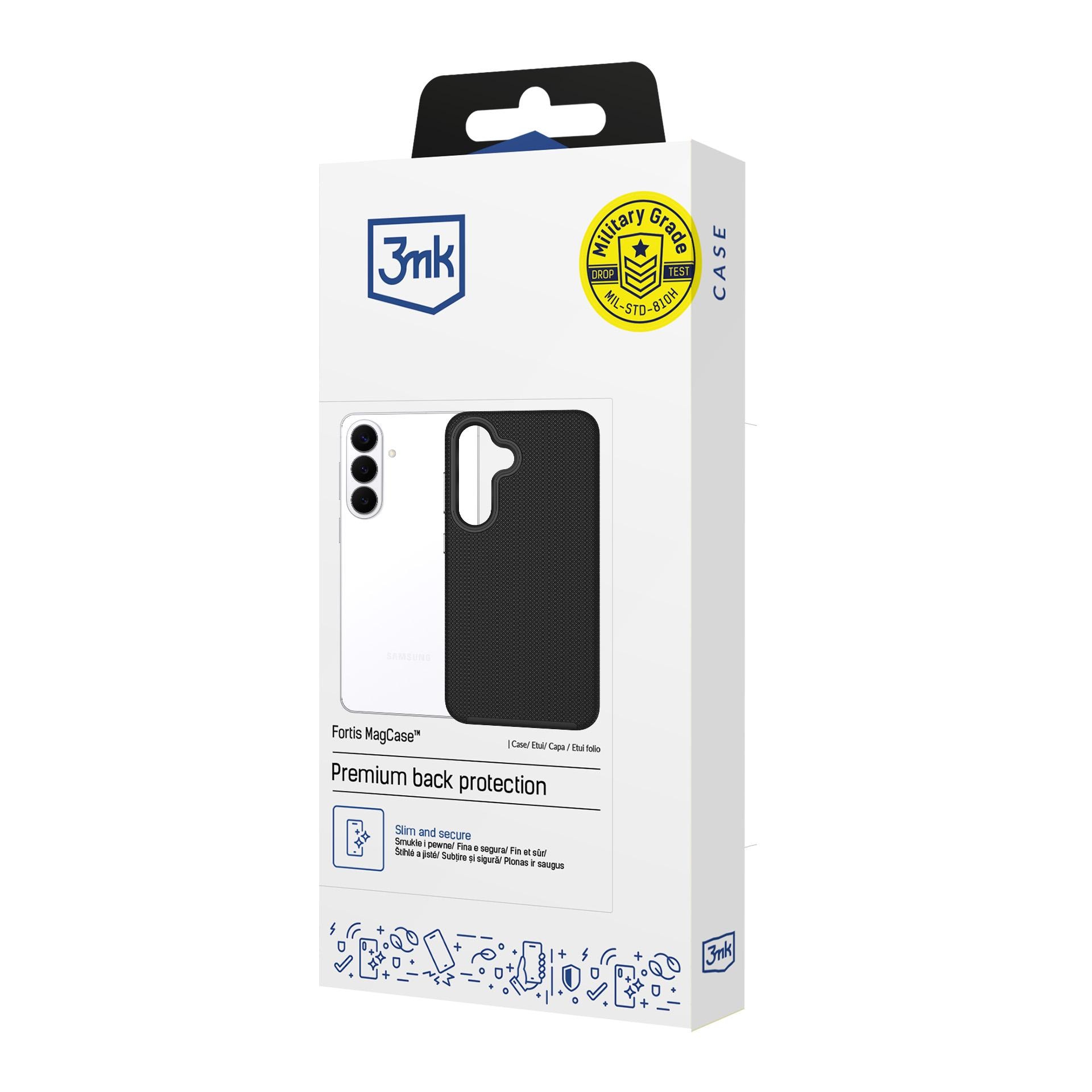3mk Fortis MagCase Samsung Galaxy S26+:lle – musta