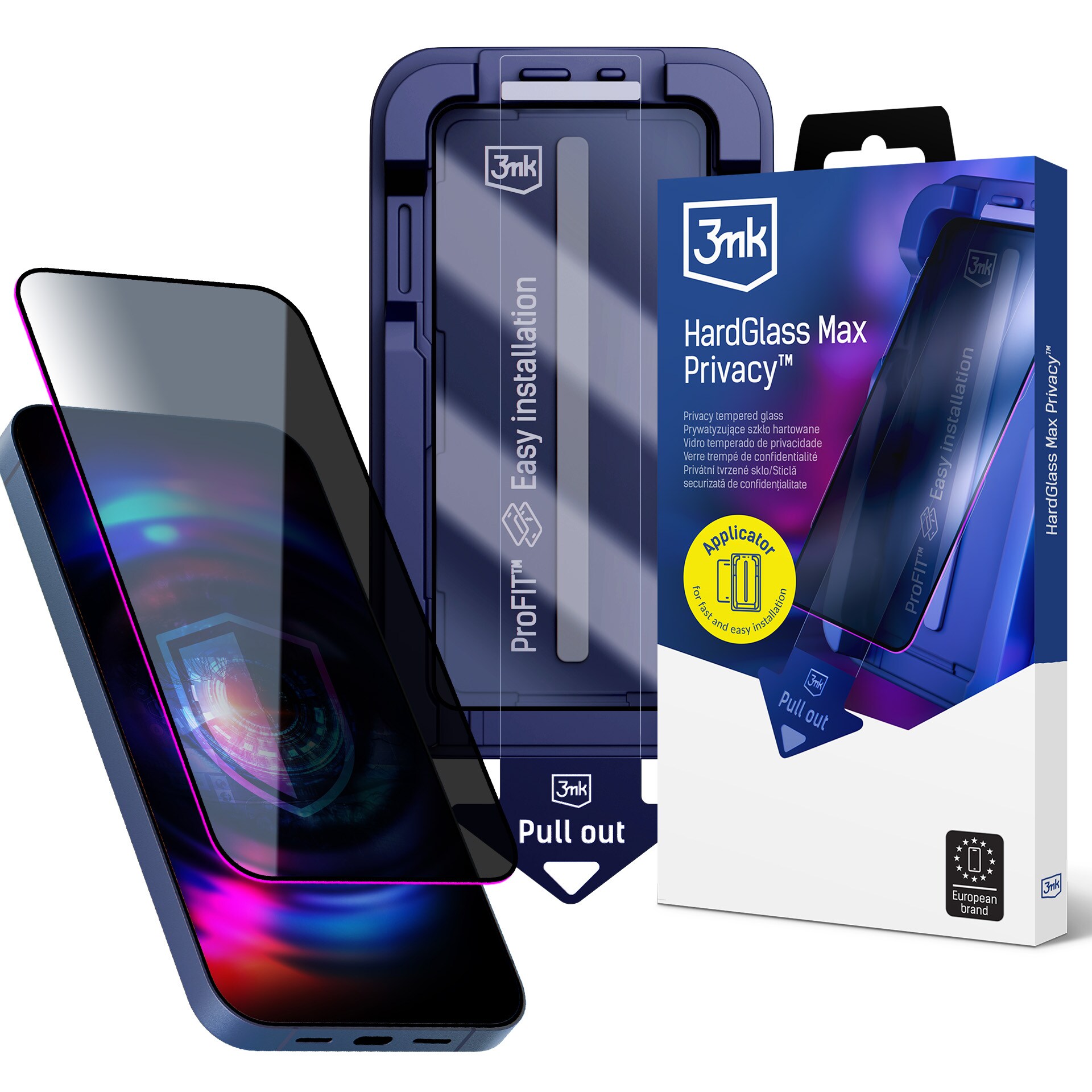 9H-karkaistu lasi ja 3mk HardGlass Max Privacy -suodatin Google Pixel 10A:lle