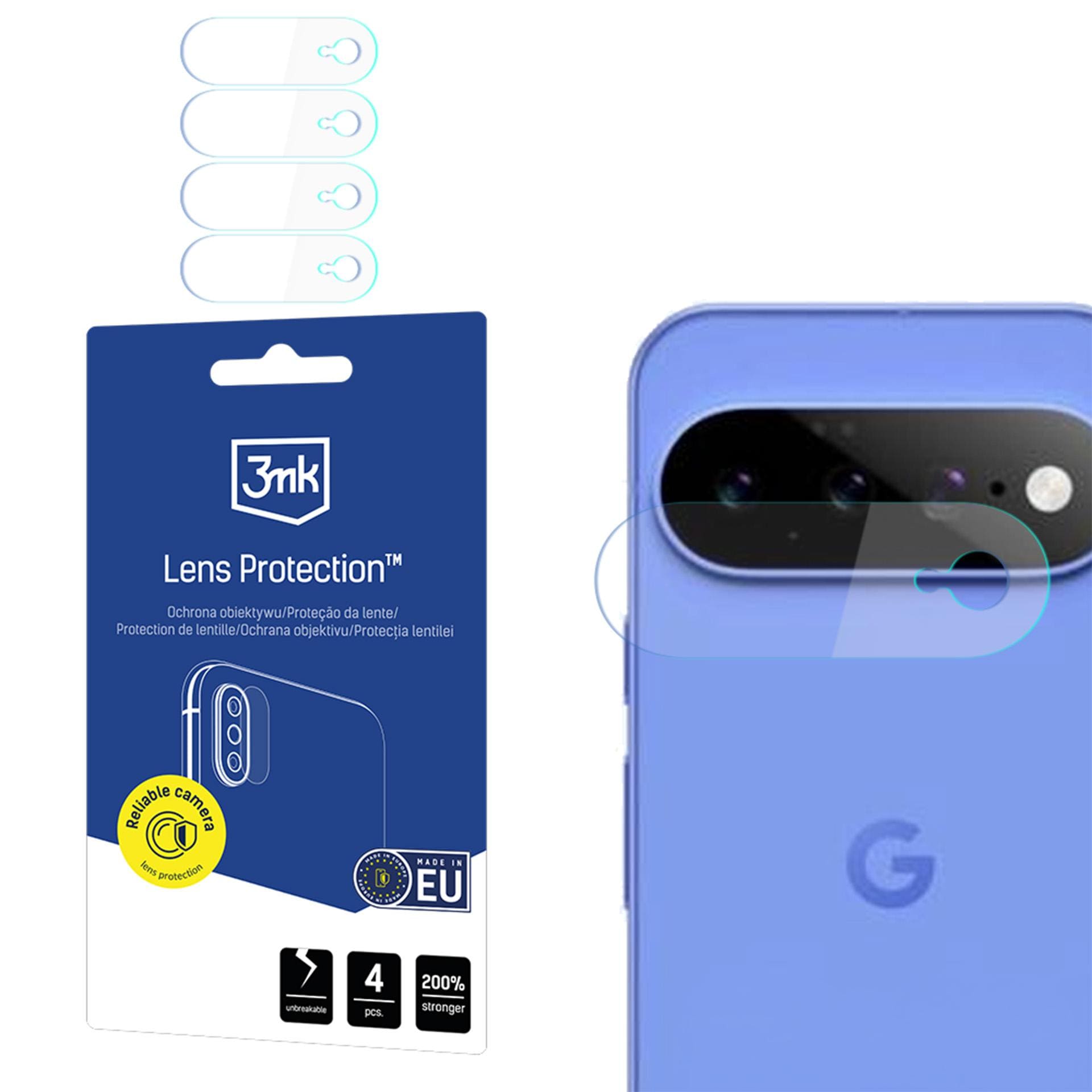 3mk:n kameran linssinsuojus – hybridilinssilasit Google Pixel 11:lle