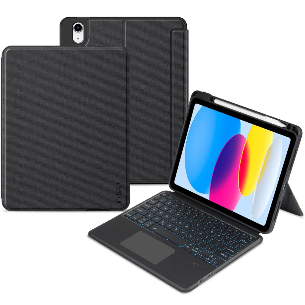 Tech-Protect SC Mag Pen + näppäimistökotelo iPad 10,9 tuumaa, 10. sukupolvi (2022) – musta