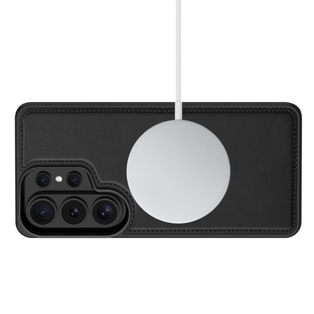 Tech-Protect Wallet MagSafe -suojakotelo Samsung Galaxy S26 Ultra -mallille – mattamusta