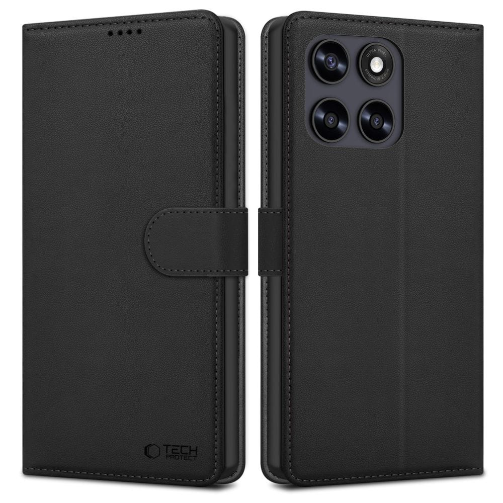 Tech-Protect -lompakkokotelo Motorola Moto G67 / G77 - Musta