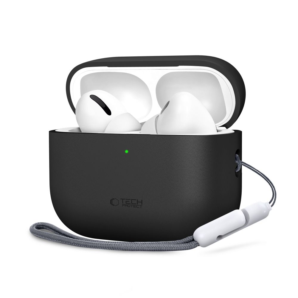 Tech-Protect-silikonikotelo AirPods Pro 3:lle – musta